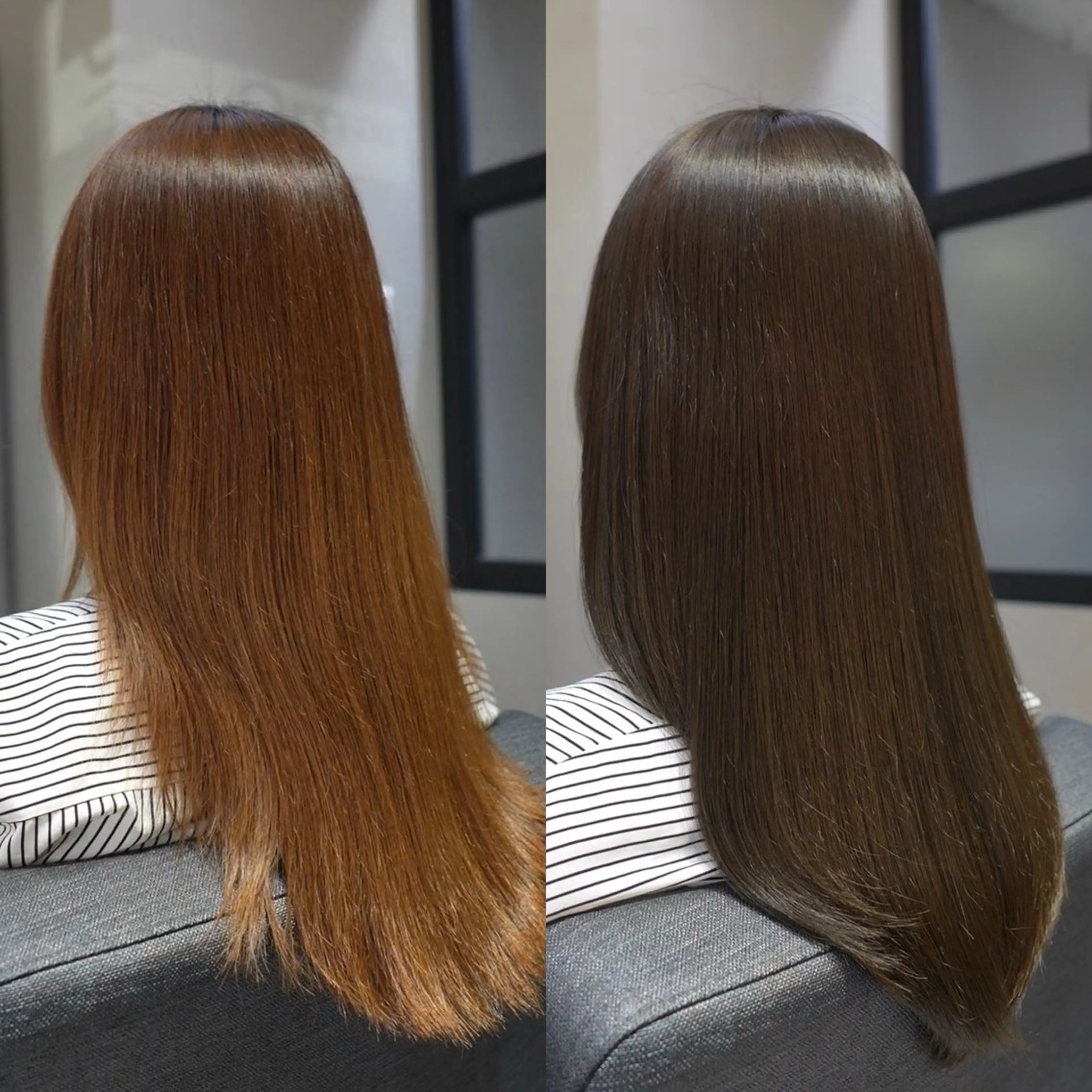 ロング カラー 髪質改善韓国コテ巻き パーマ/城井友輔のヘアスタイル