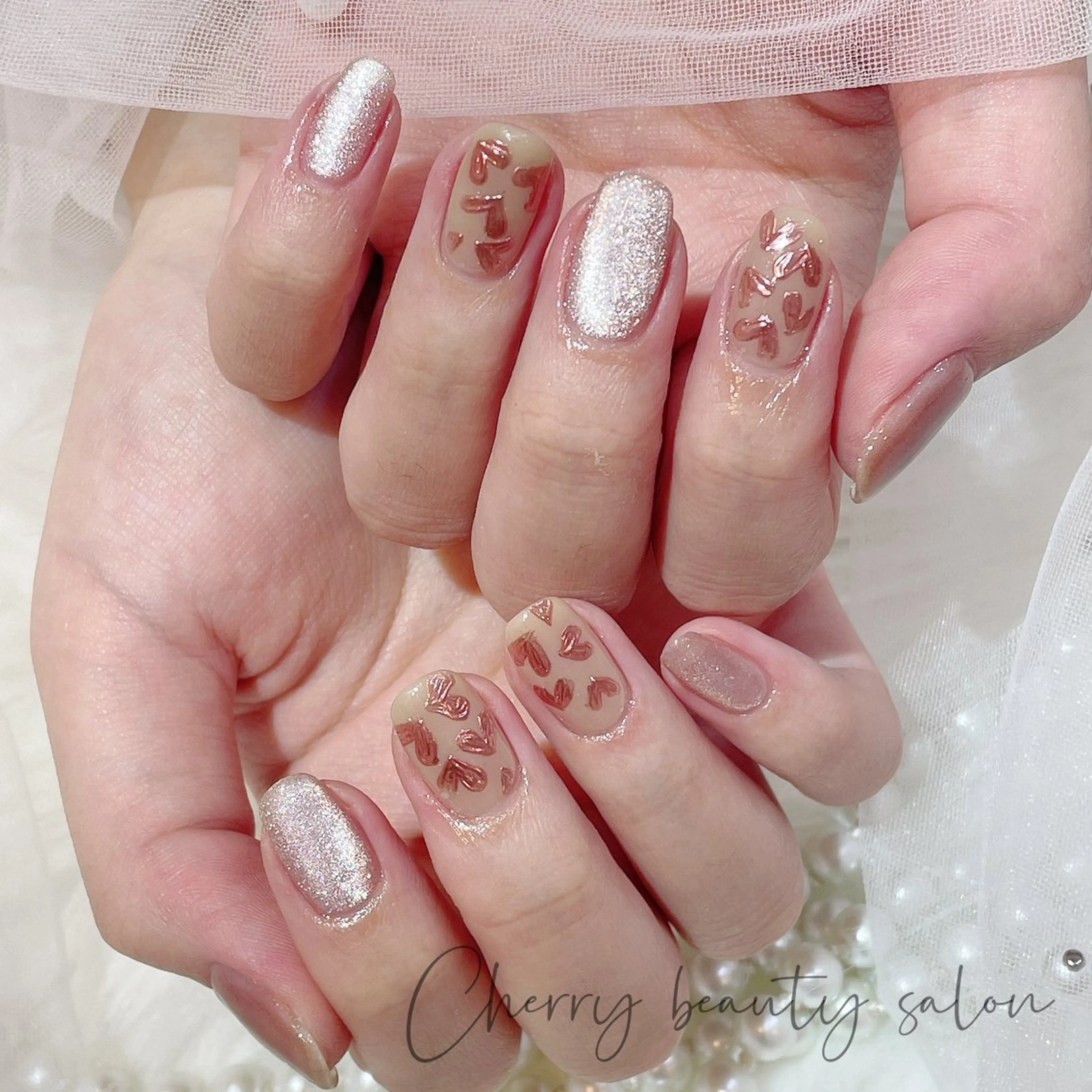 ネイル ハンドネイル ハンドケア SAKURA 🍒のネイルデザイン