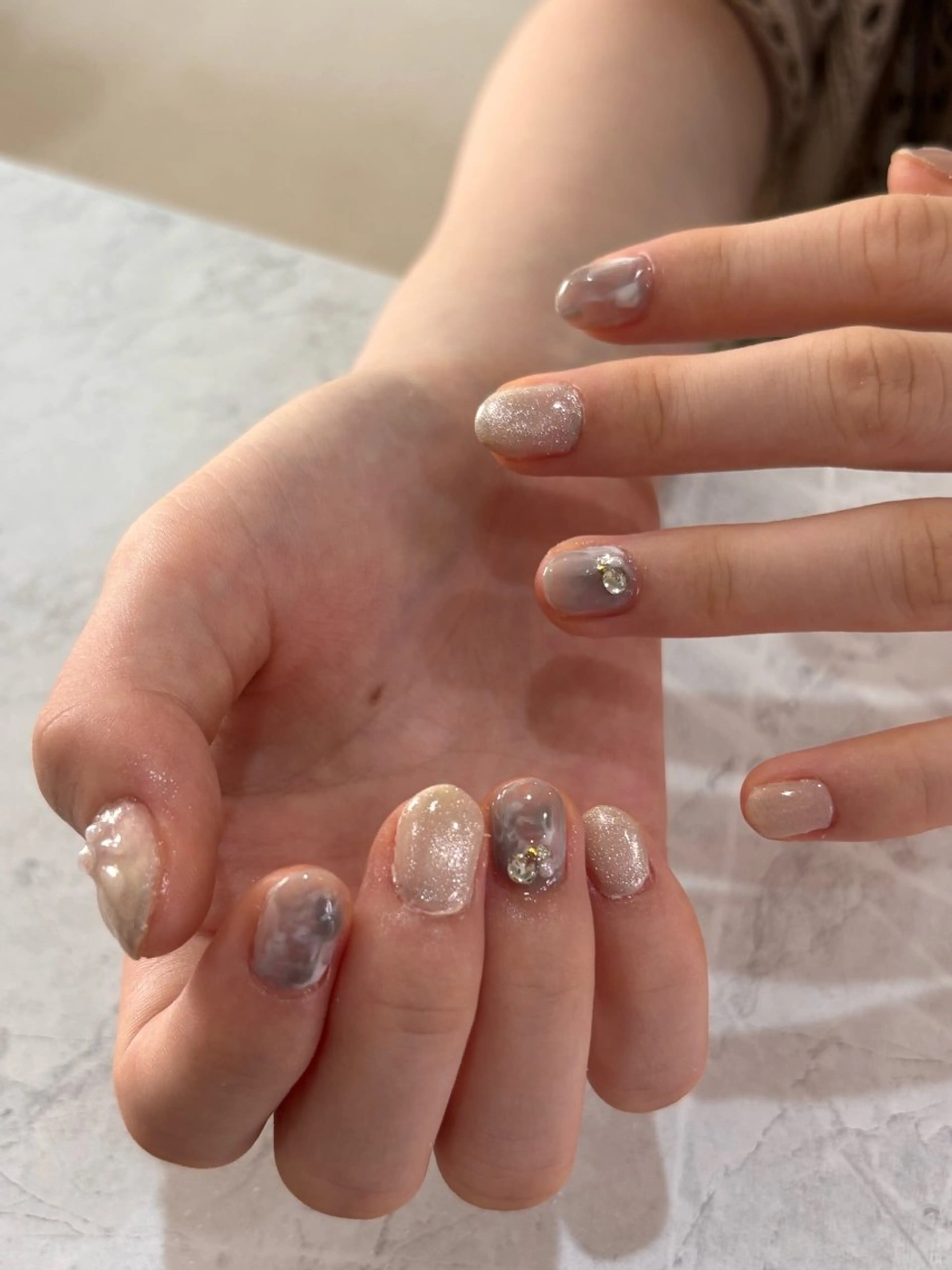 Design nails（オフなし）の写真