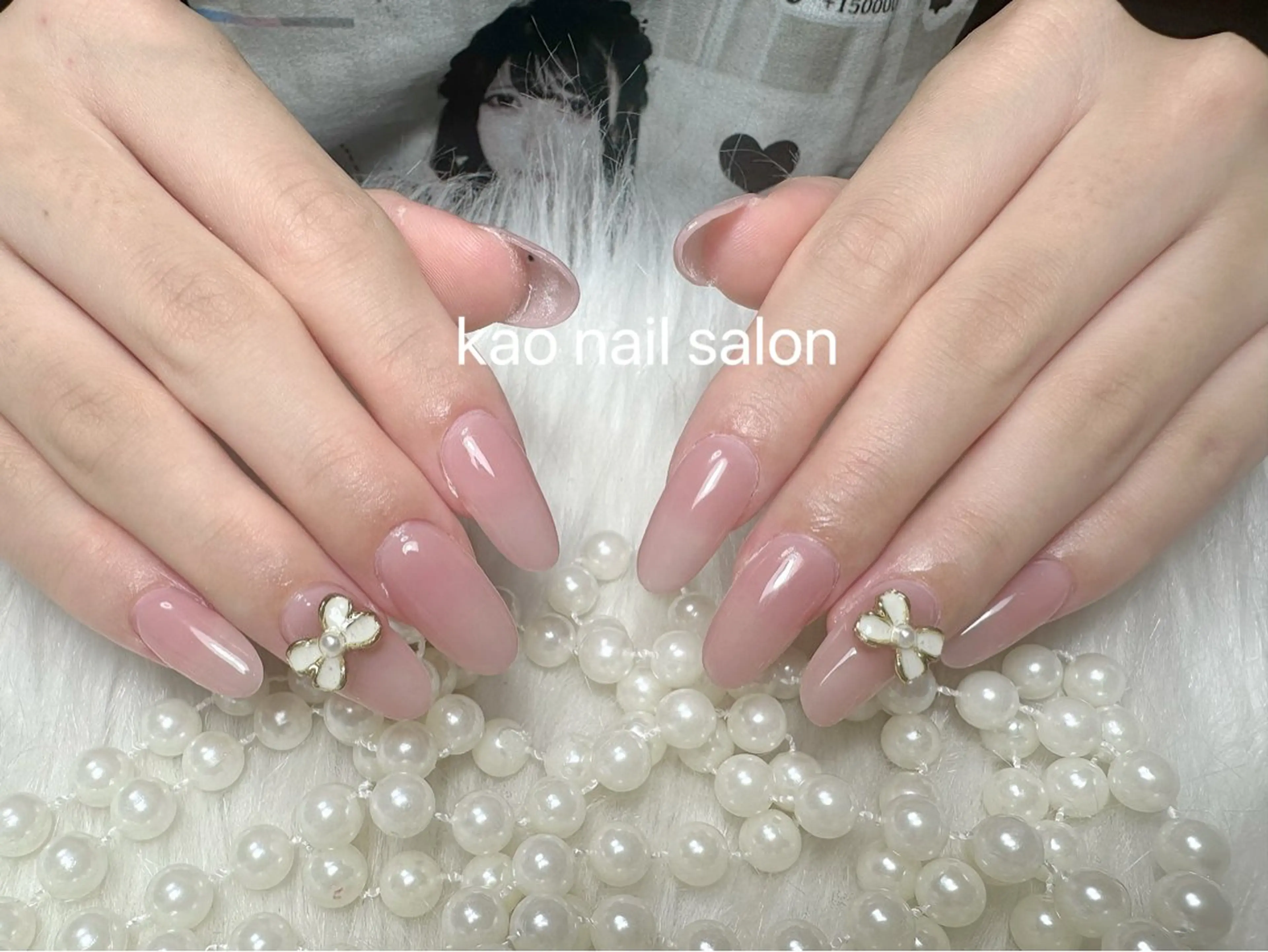 ネイル ハンドネイル kao nail マグネット/長さだしのネイルデザイン