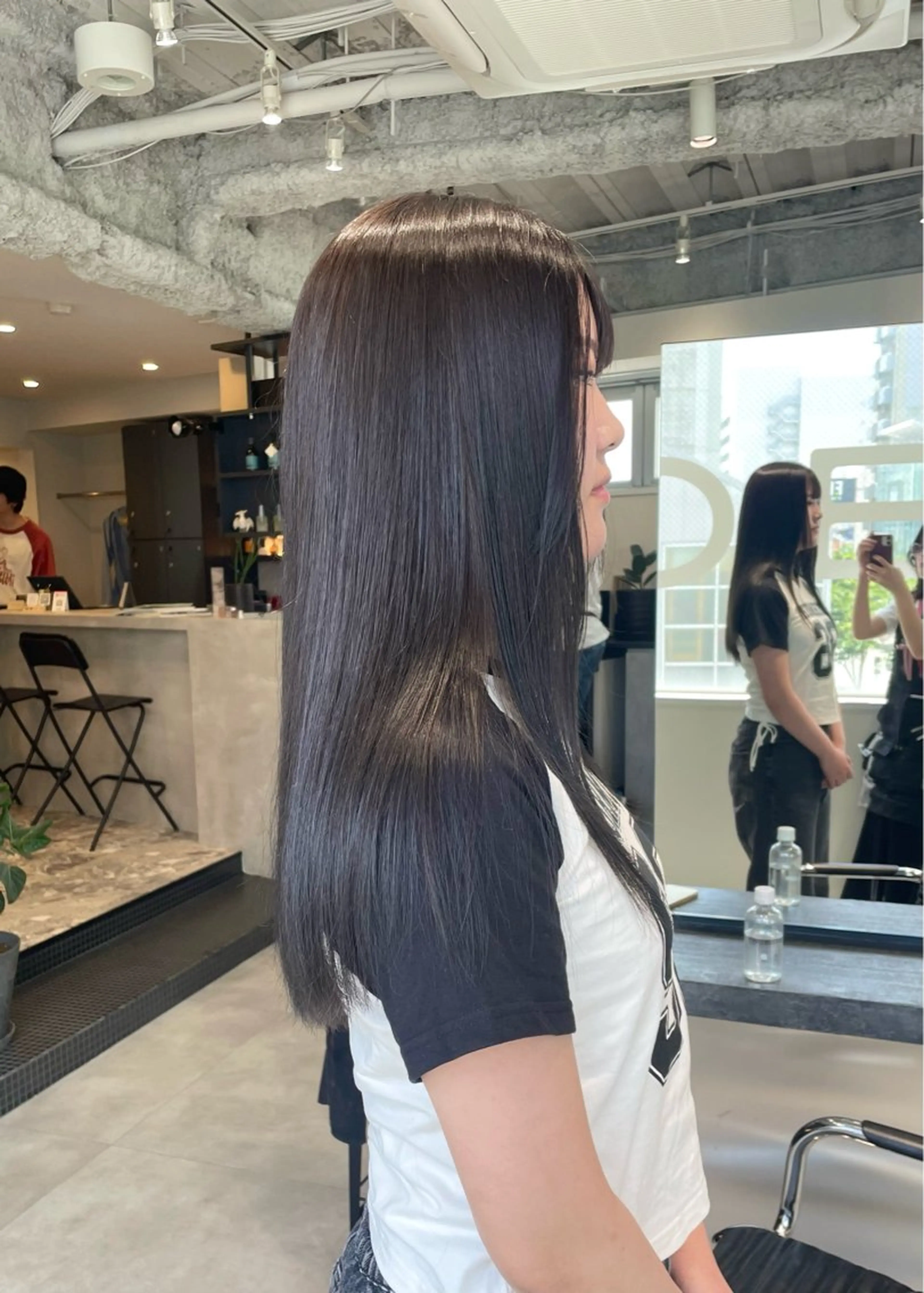 セミロング カラー アッシュ アッシュブラウン ブラウンカラー 透明感カラー カット ヘアカラー 🌷ケアブリーチ /透明感/れい🌷のヘアスタイル