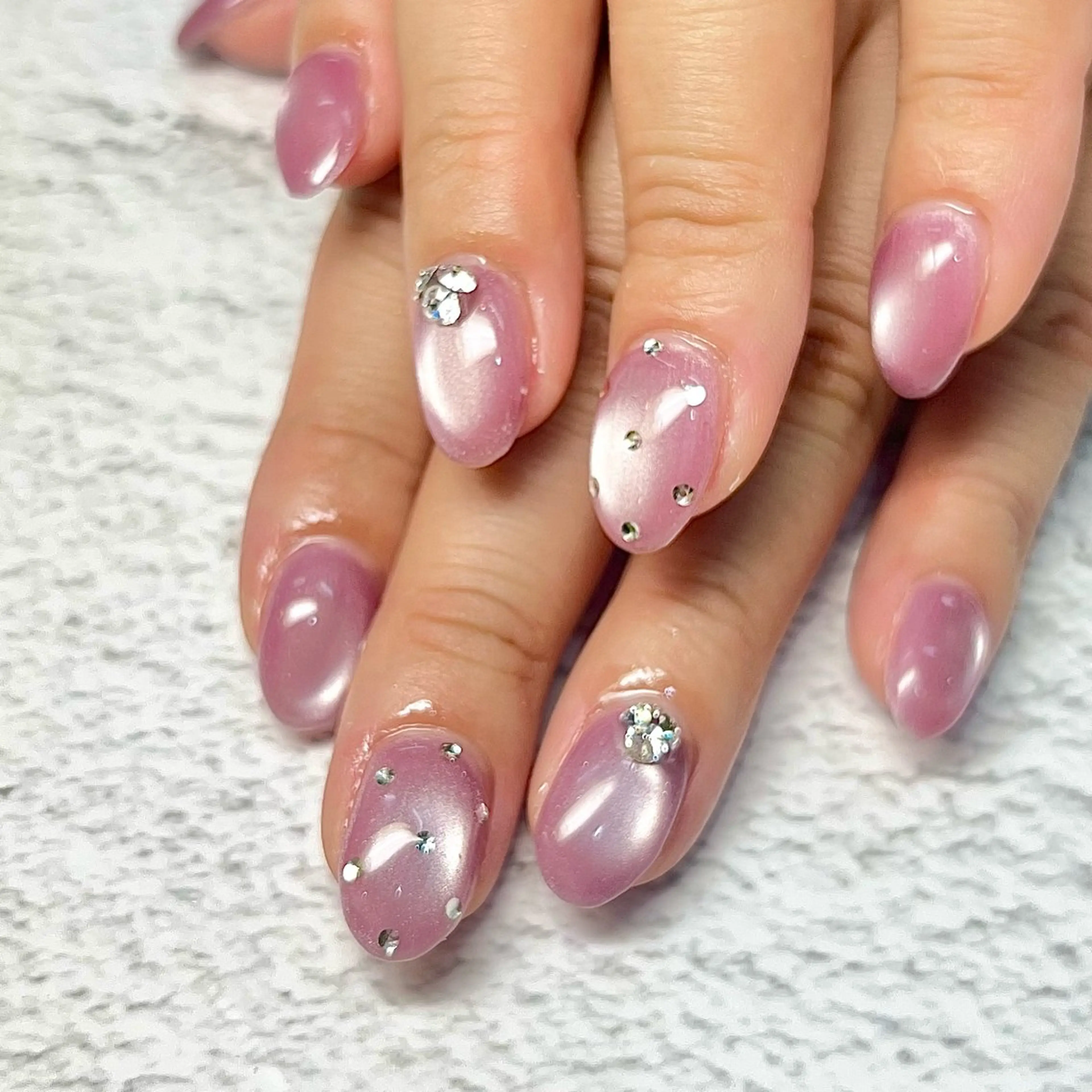 ネイル ハンドネイル Queen nail 北堀江 ASUKAのネイルデザイン