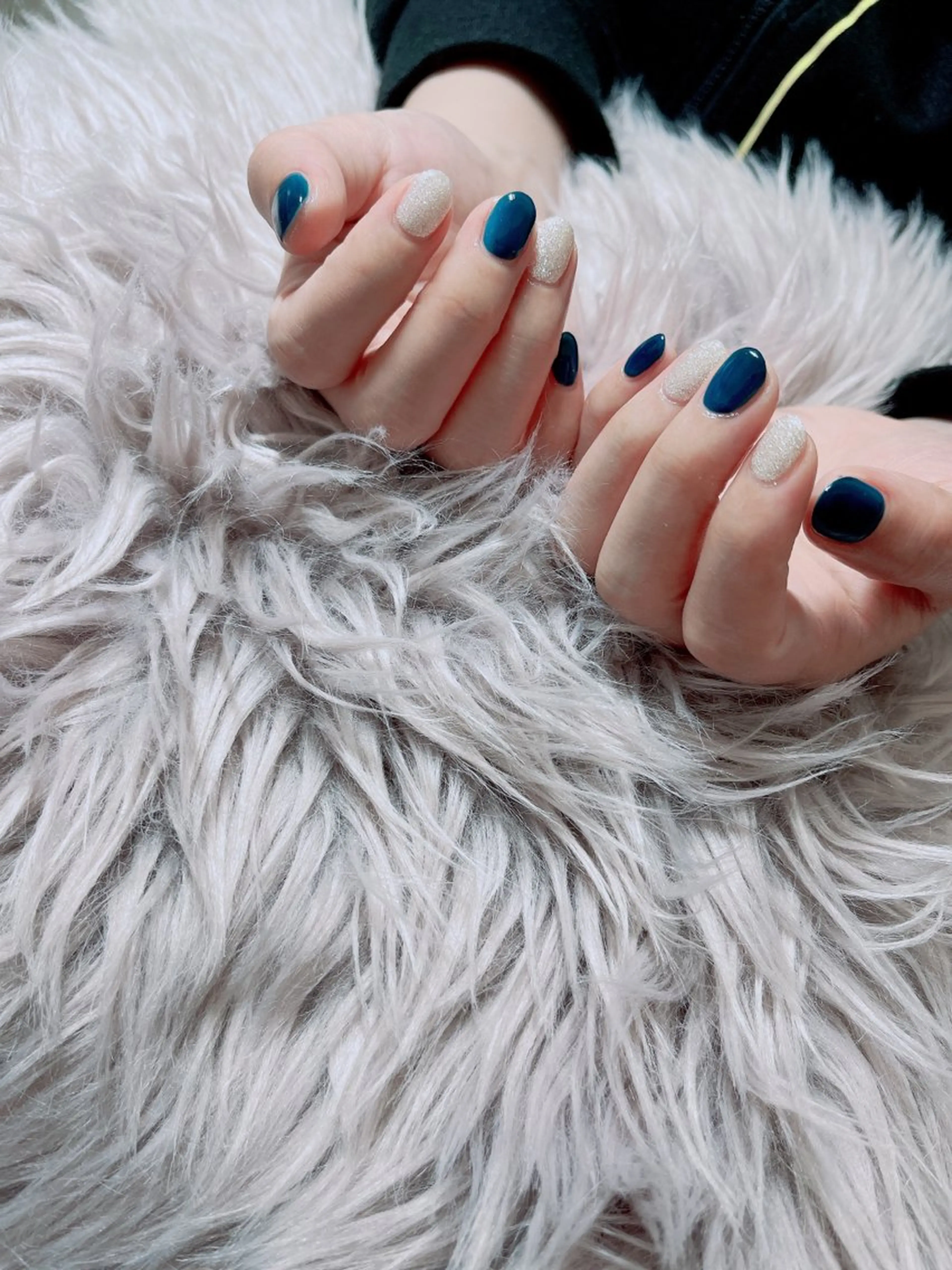 ネイル ブルー ハンドネイル K'nail tomokaのネイルデザイン