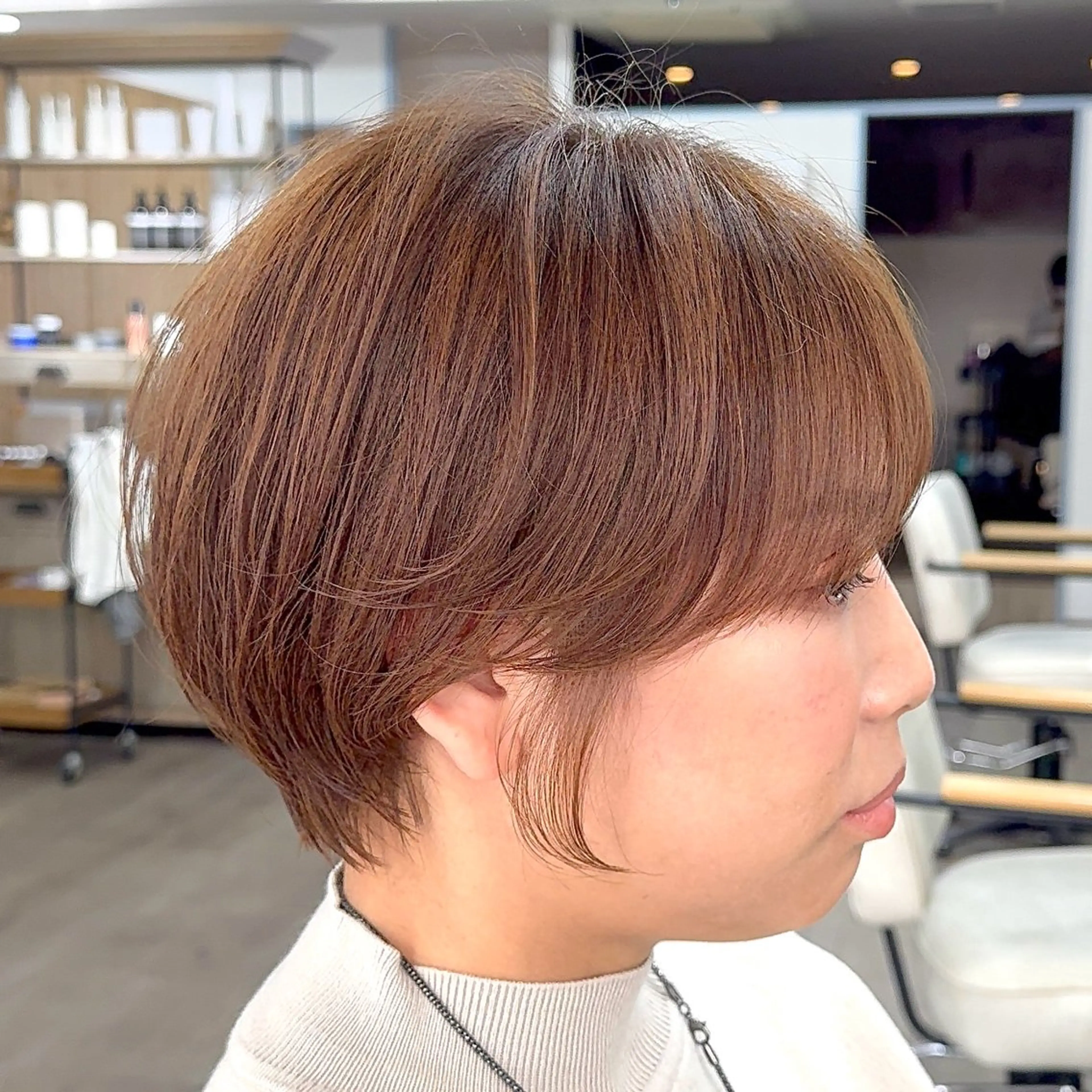 艶カラー＋トリートメントの写真