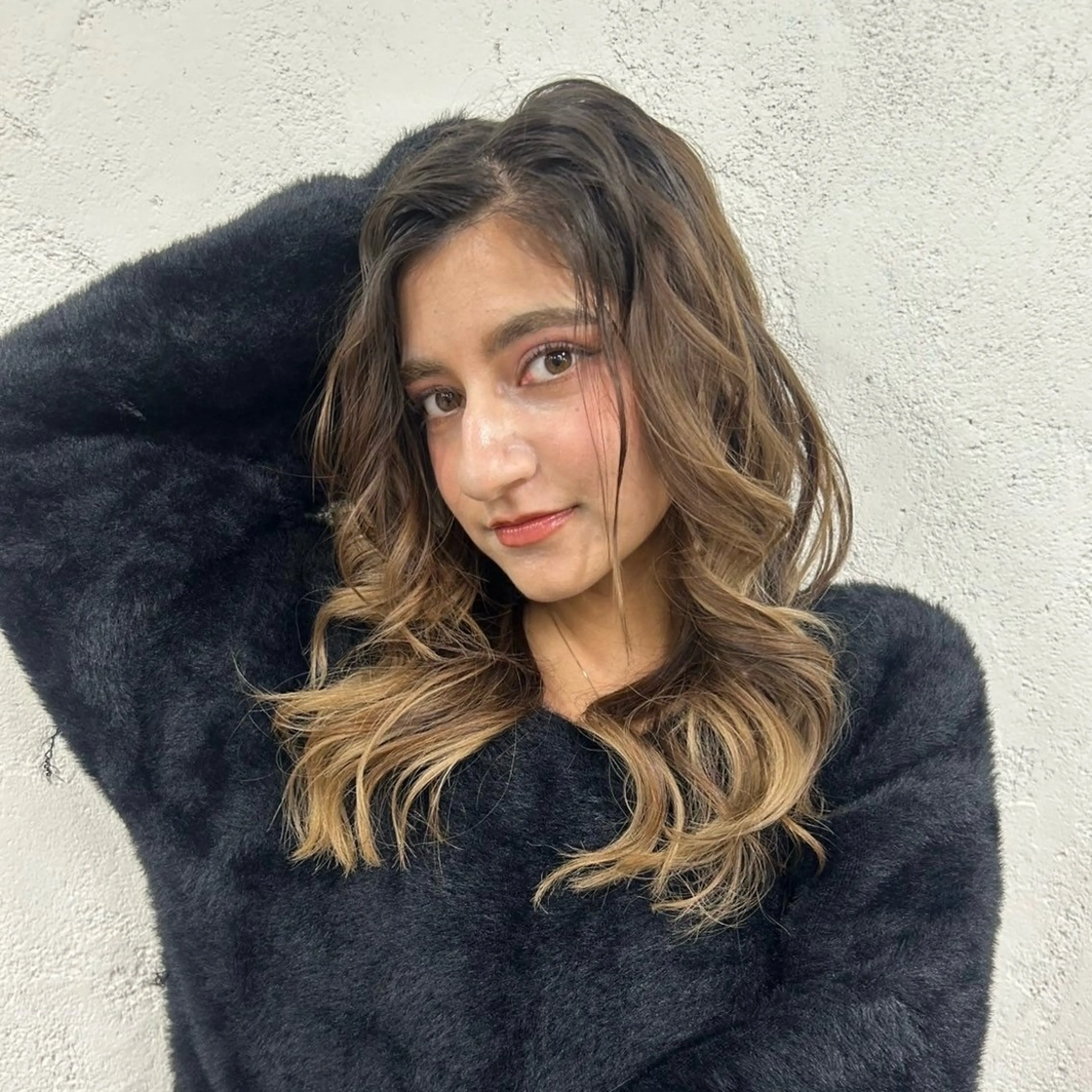 ロング ヘアセット 艶々ダブルカラー 💚Rina💚🍨のヘアスタイル