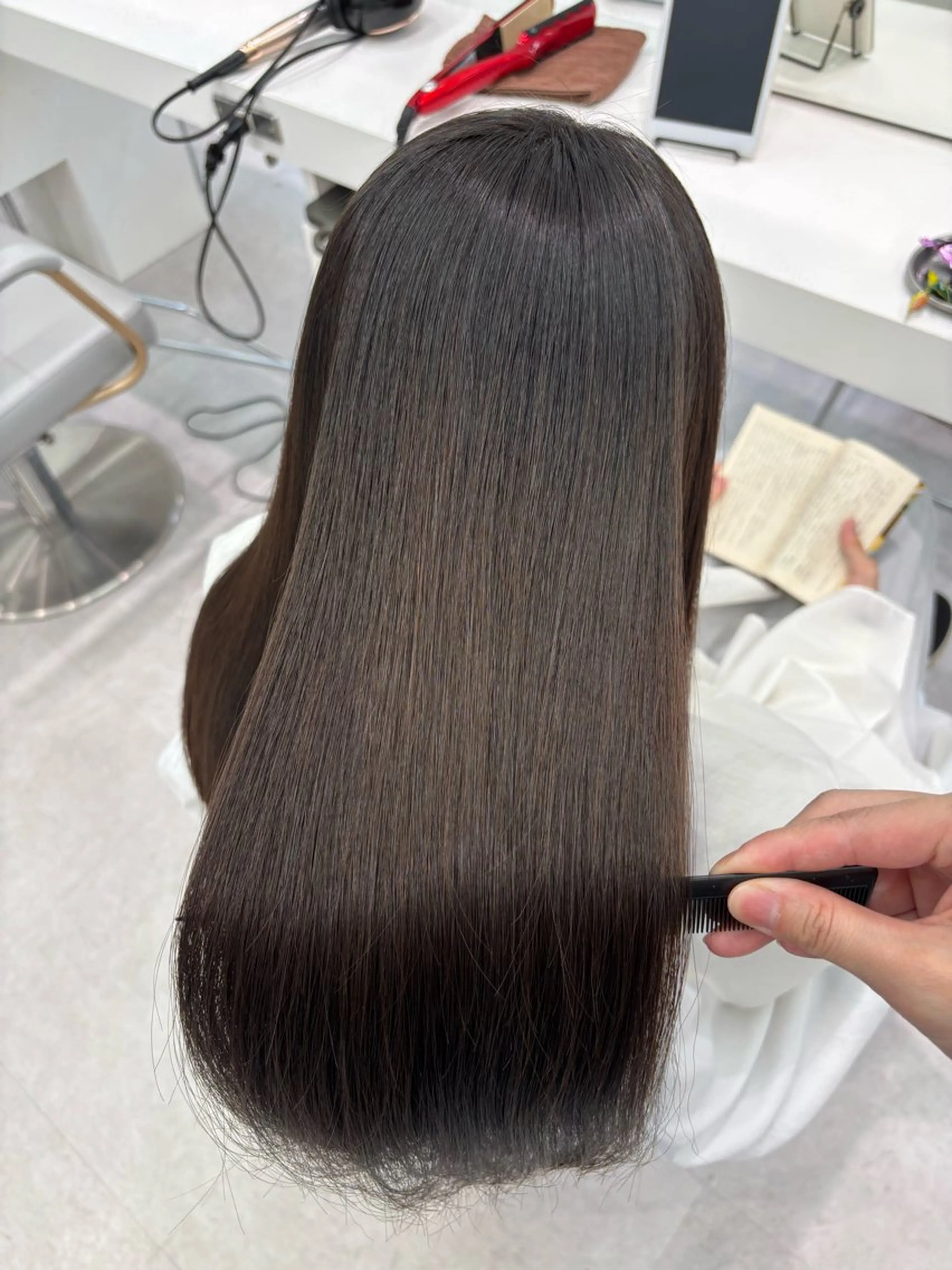 ロング 縮毛矯正 縮毛矯正 🥀縮毛矯正🥀 川﨑和希のヘアスタイル