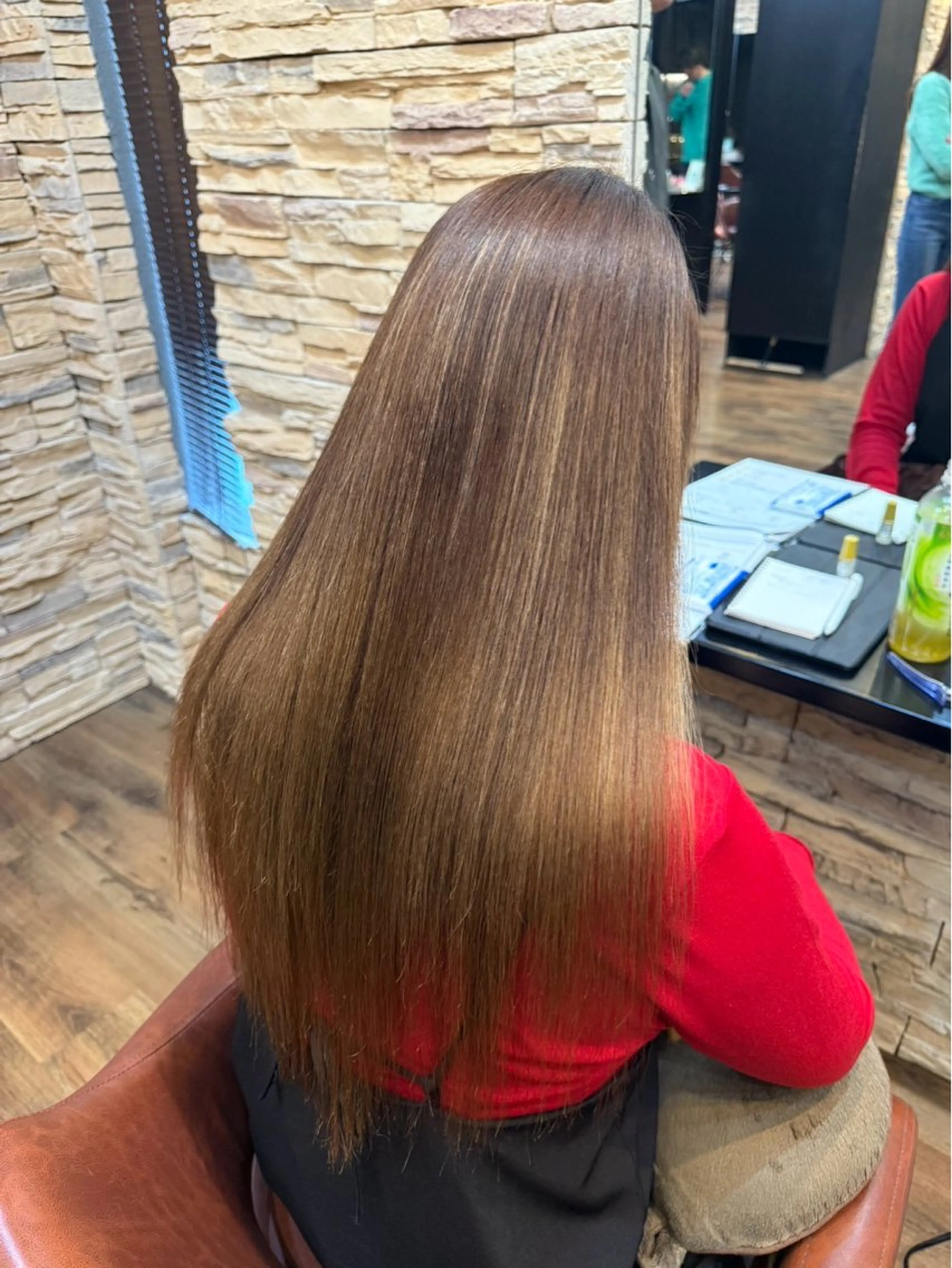 ロング カット 縮毛矯正 トリートメント 【ブリーチモデル募集 】サキ🫧のヘアスタイル