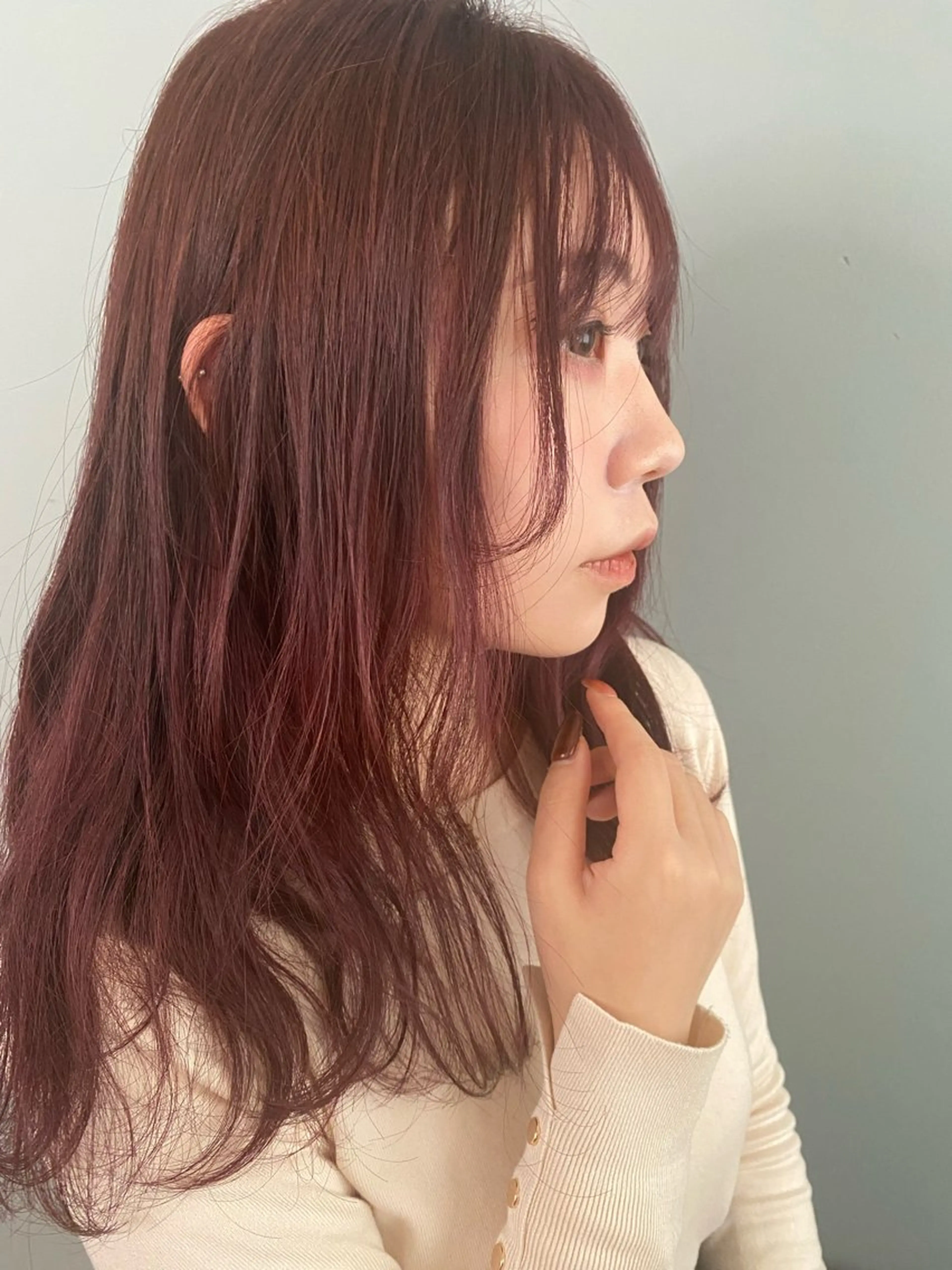 ロング カラー 透明感カラー ENLACE所属・金子 詩音のヘアスタイル