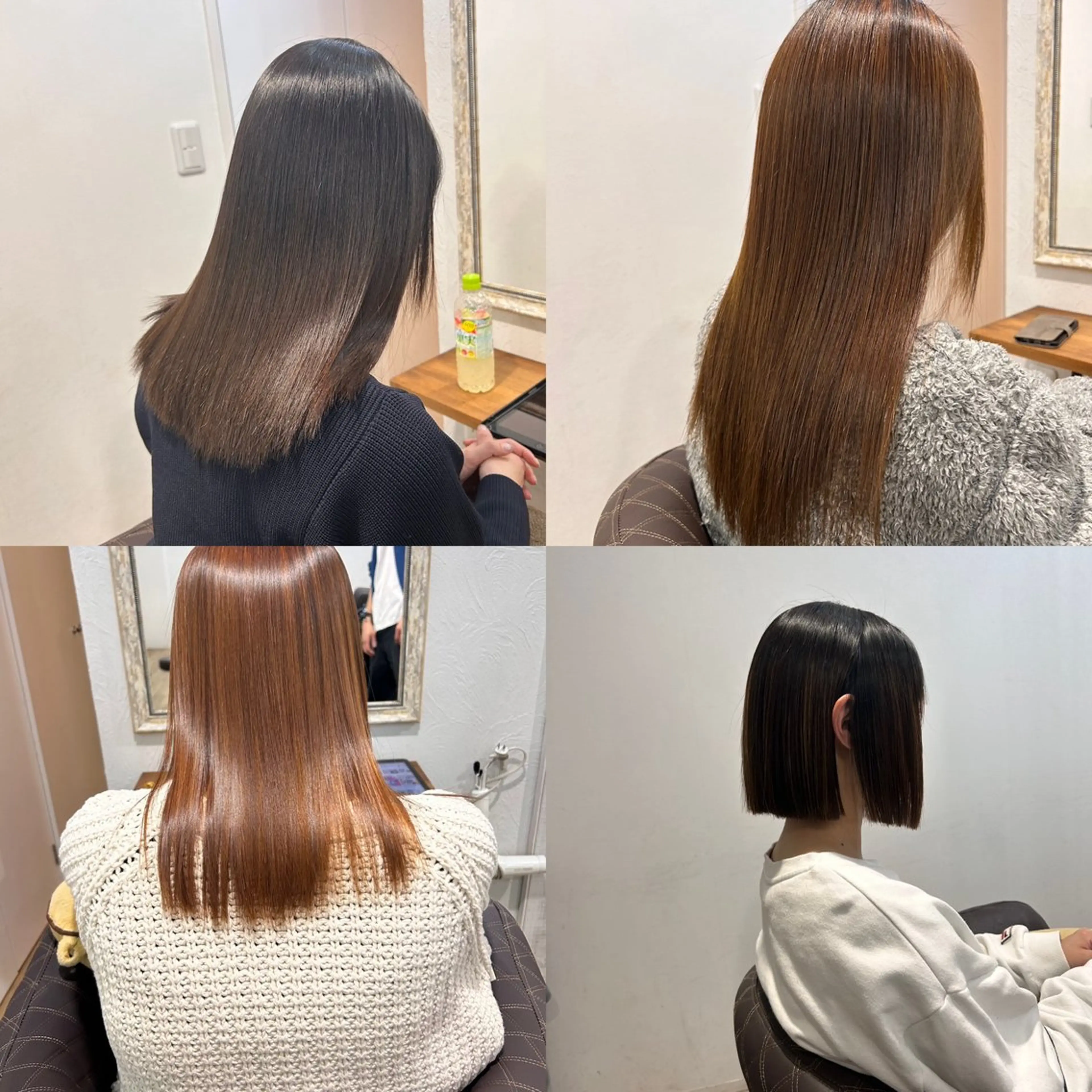 セミロング 縮毛矯正 トリートメント 斉藤 陸のヘアスタイル