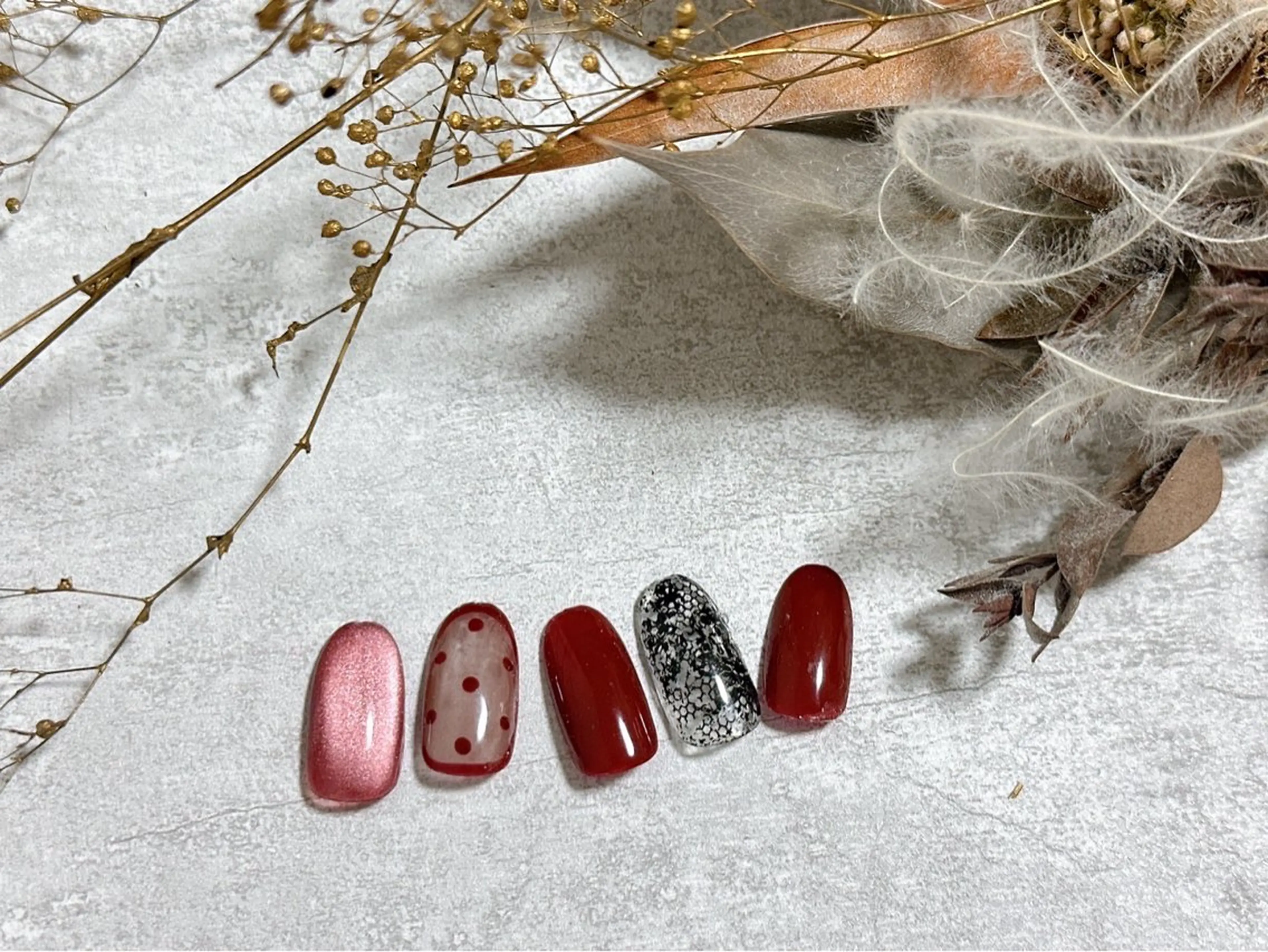 ネイル オーロラネイル フットネイル フレンチネイル ジェルネイル マグネットネイル ハンドネイル Mogu nail 二子玉川のネイルデザイン
