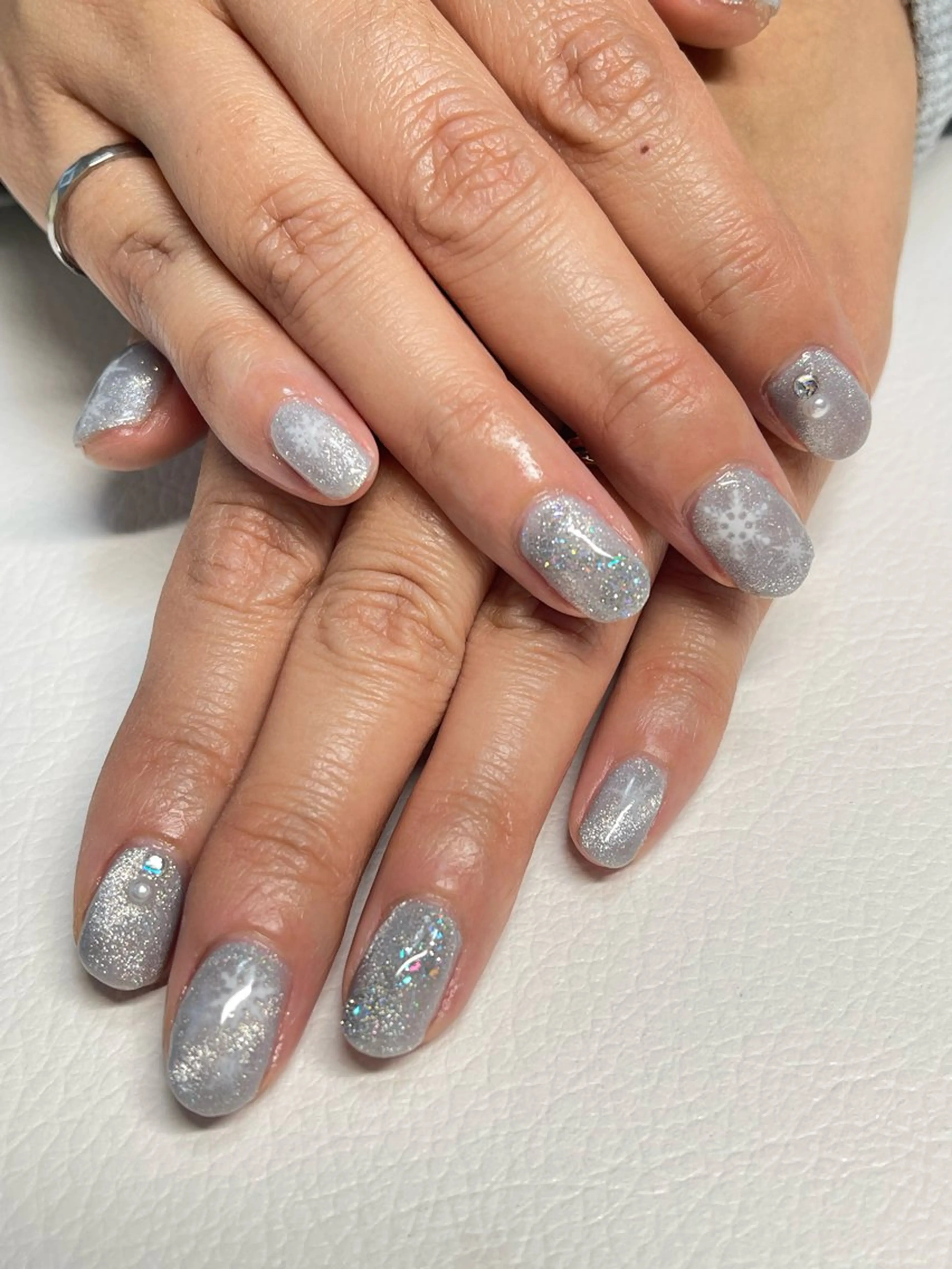 ネイル キラキラネイル ラメ(グリッター) Flora nailのネイルデザイン