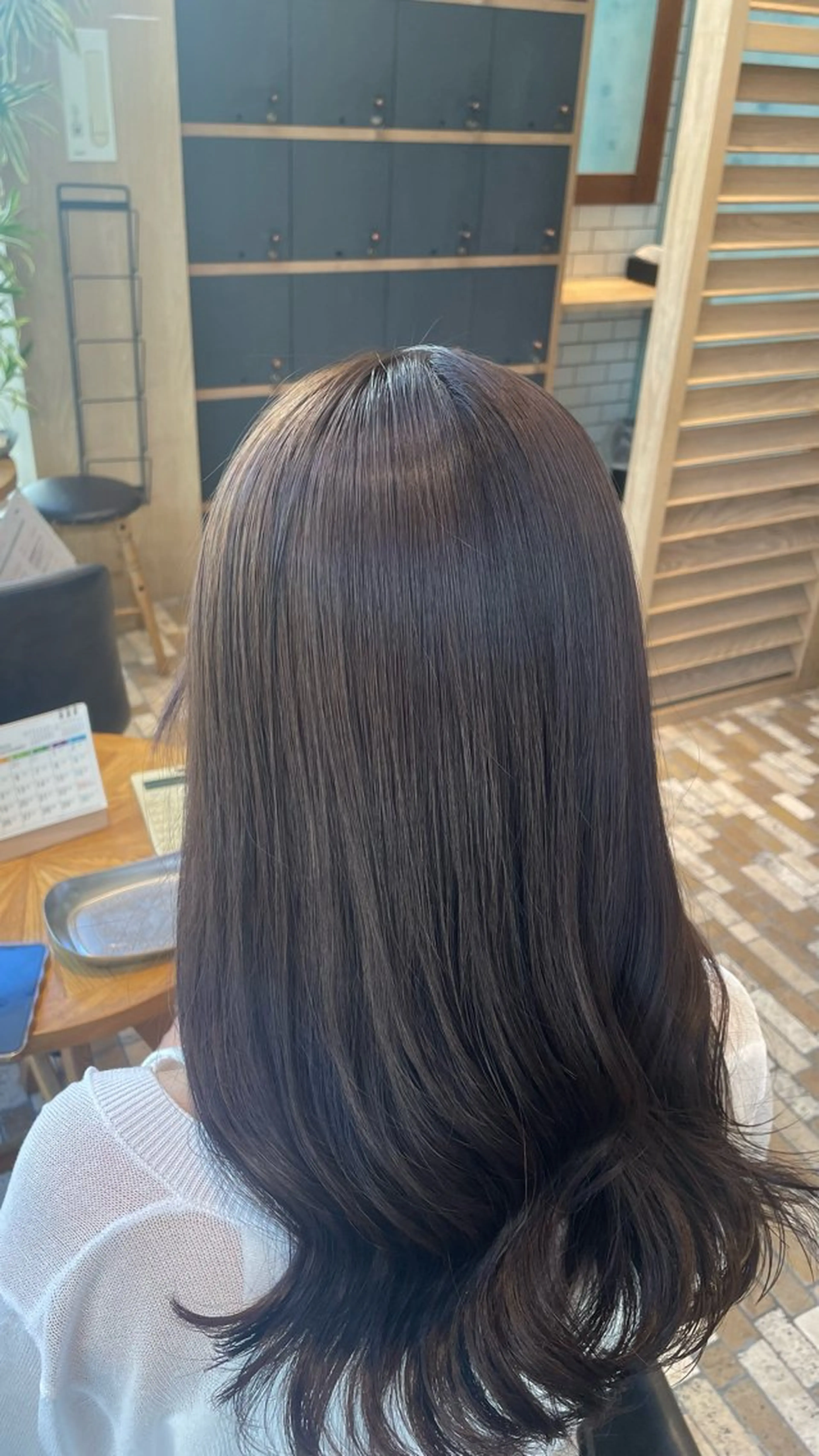 セミロング カット ヘアカラー Lolonois 森ノ宮/RINのヘアスタイル