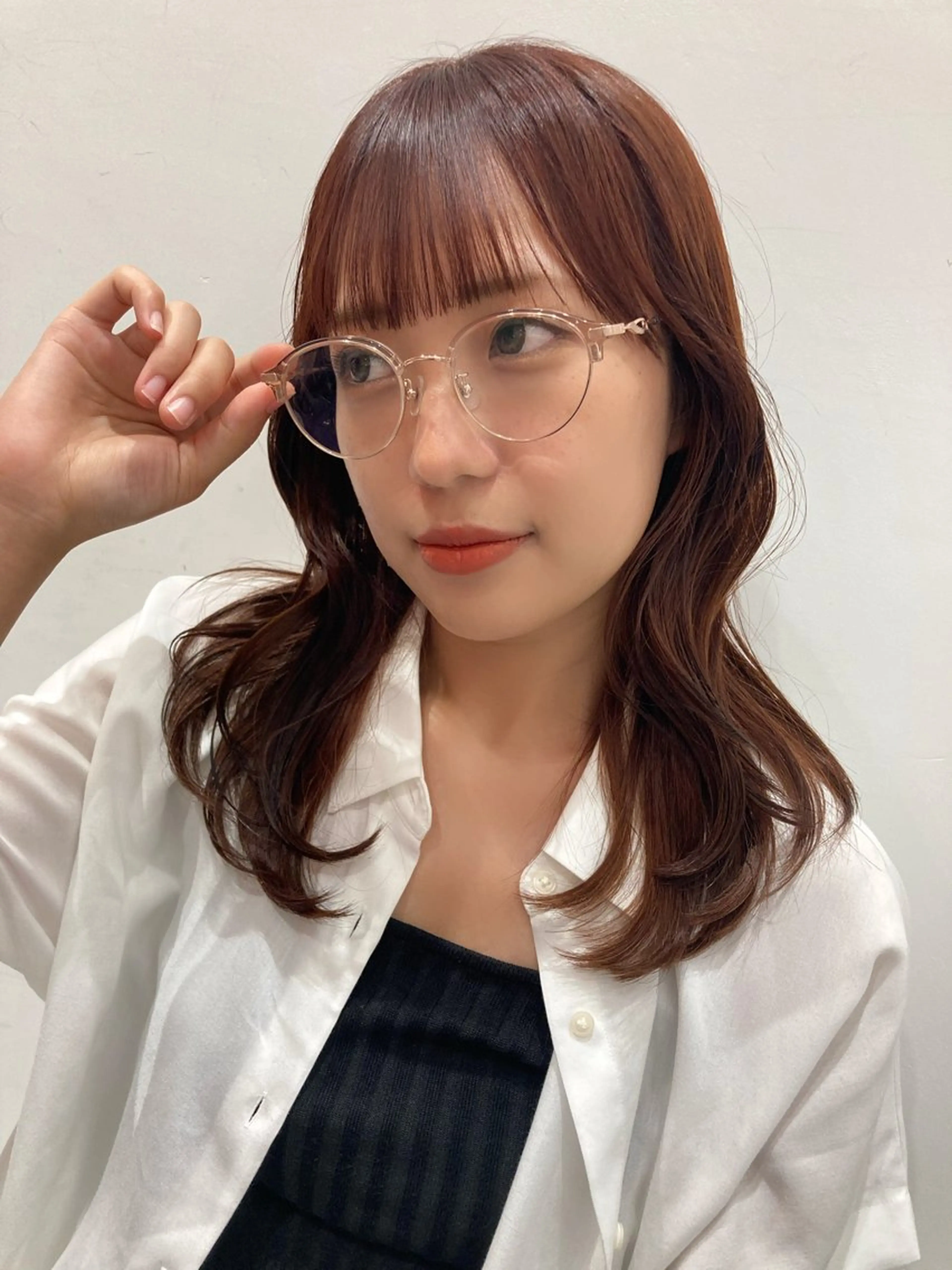 セミロング くびれヘア KEYMAN HARUKAのマツエク・マツパデザイン