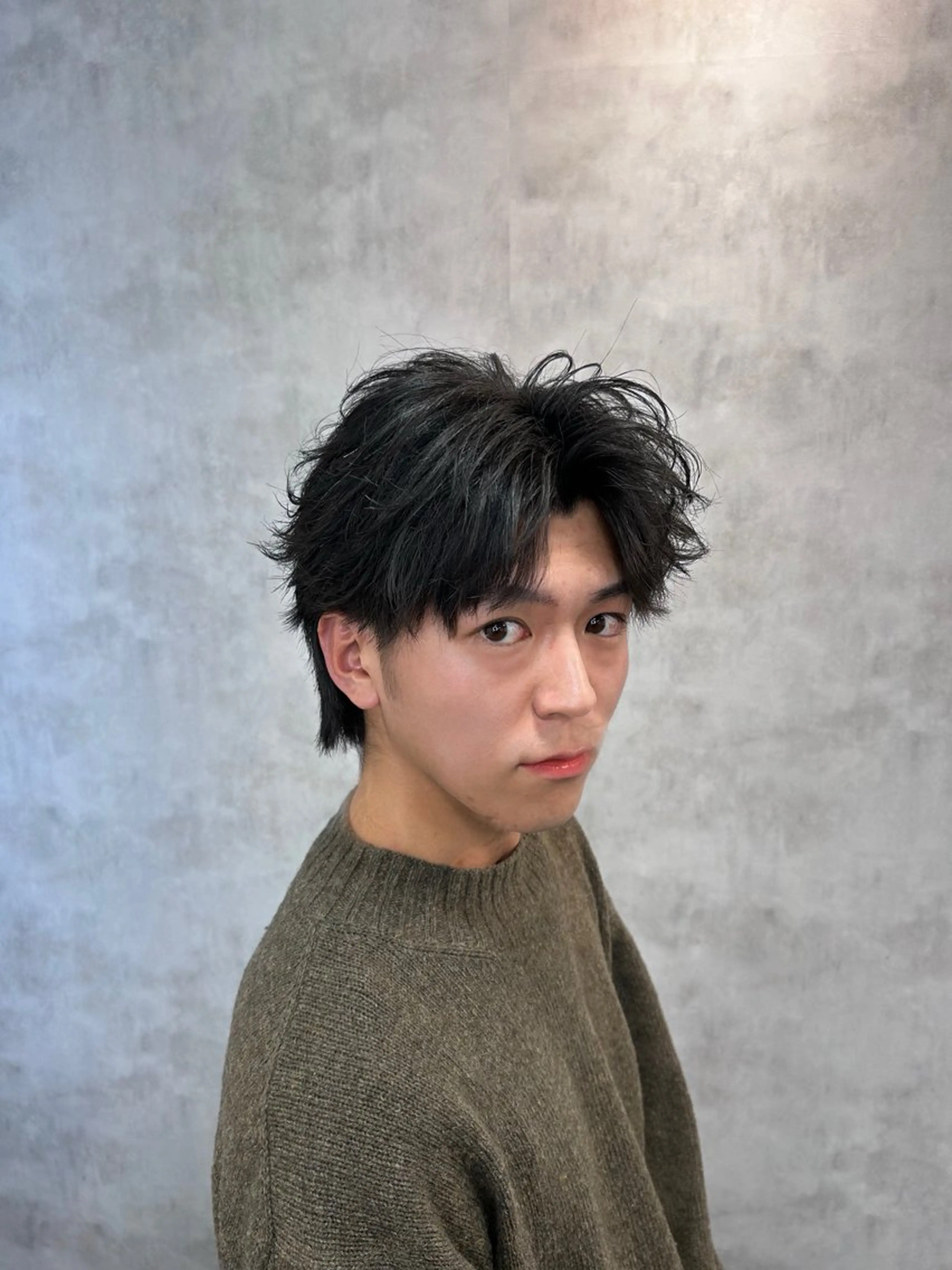 カラー パーマ メンズ フェザーパーマ メンズパーマ STANCE MEN'S公式のヘアスタイル