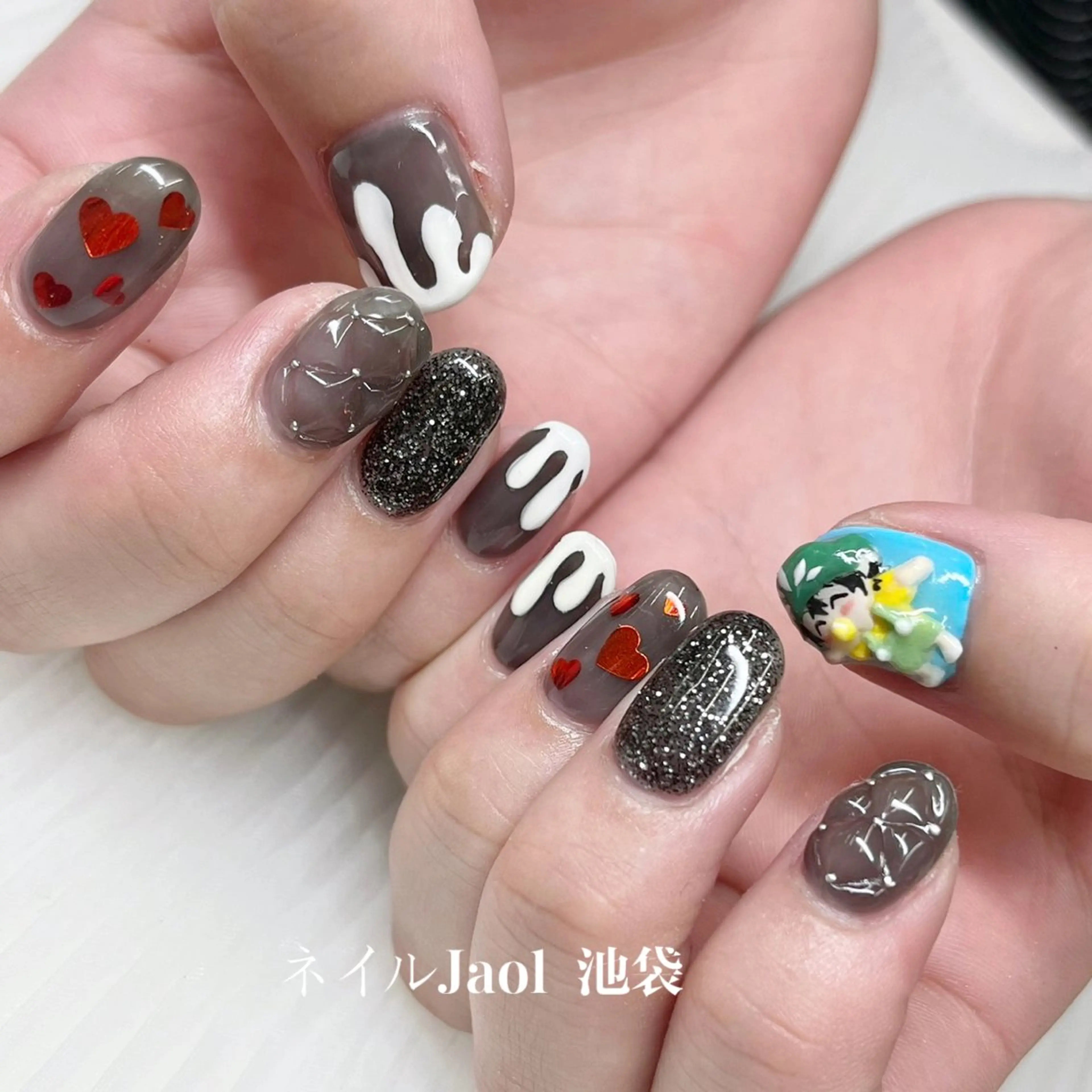 ショート ハンドネイル nail jaol池袋店所属・ネイルJaol 池袋のネイルデザイン