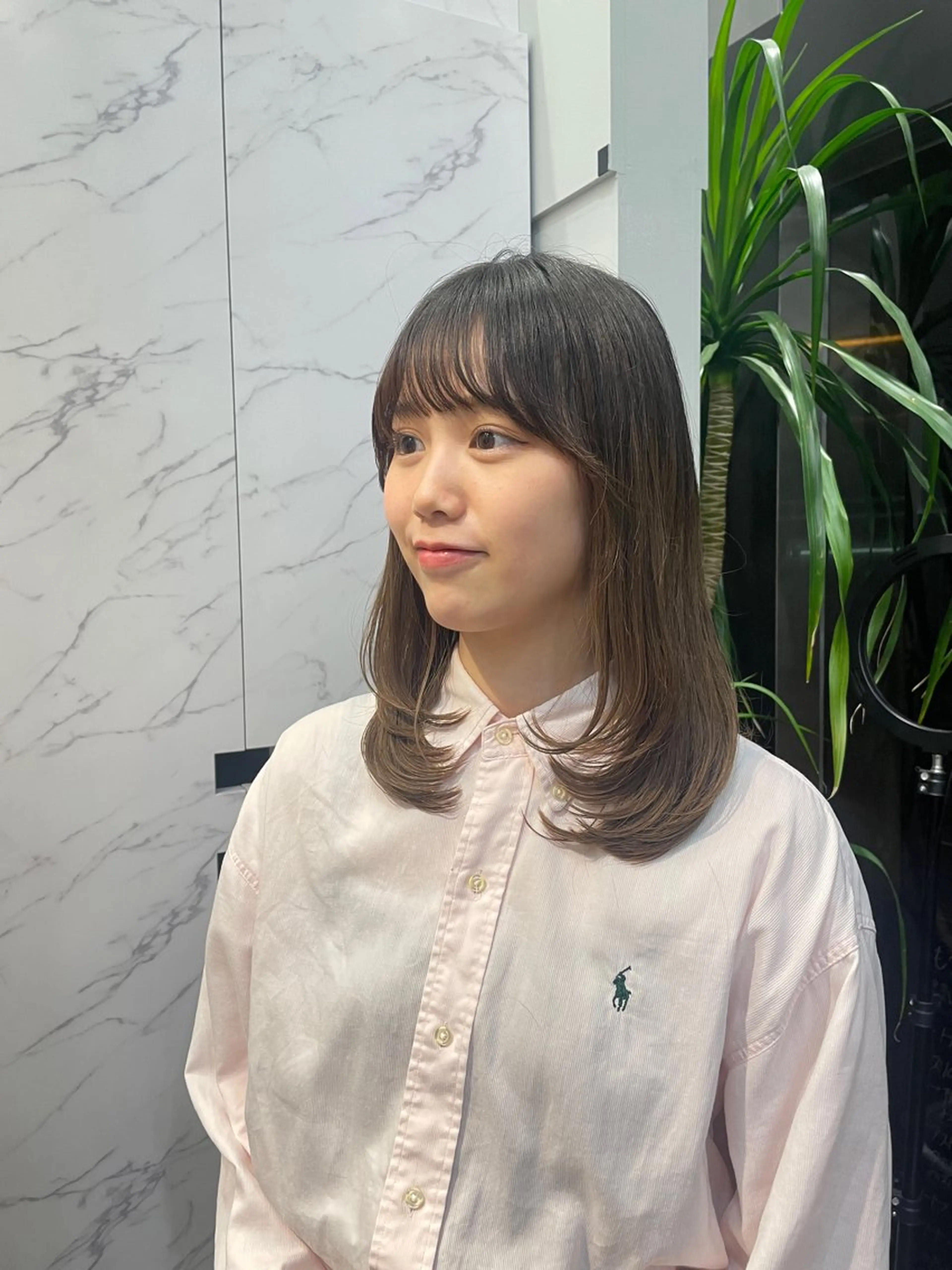 ロング レイヤーカット miu /透明感カラーのヘアスタイル