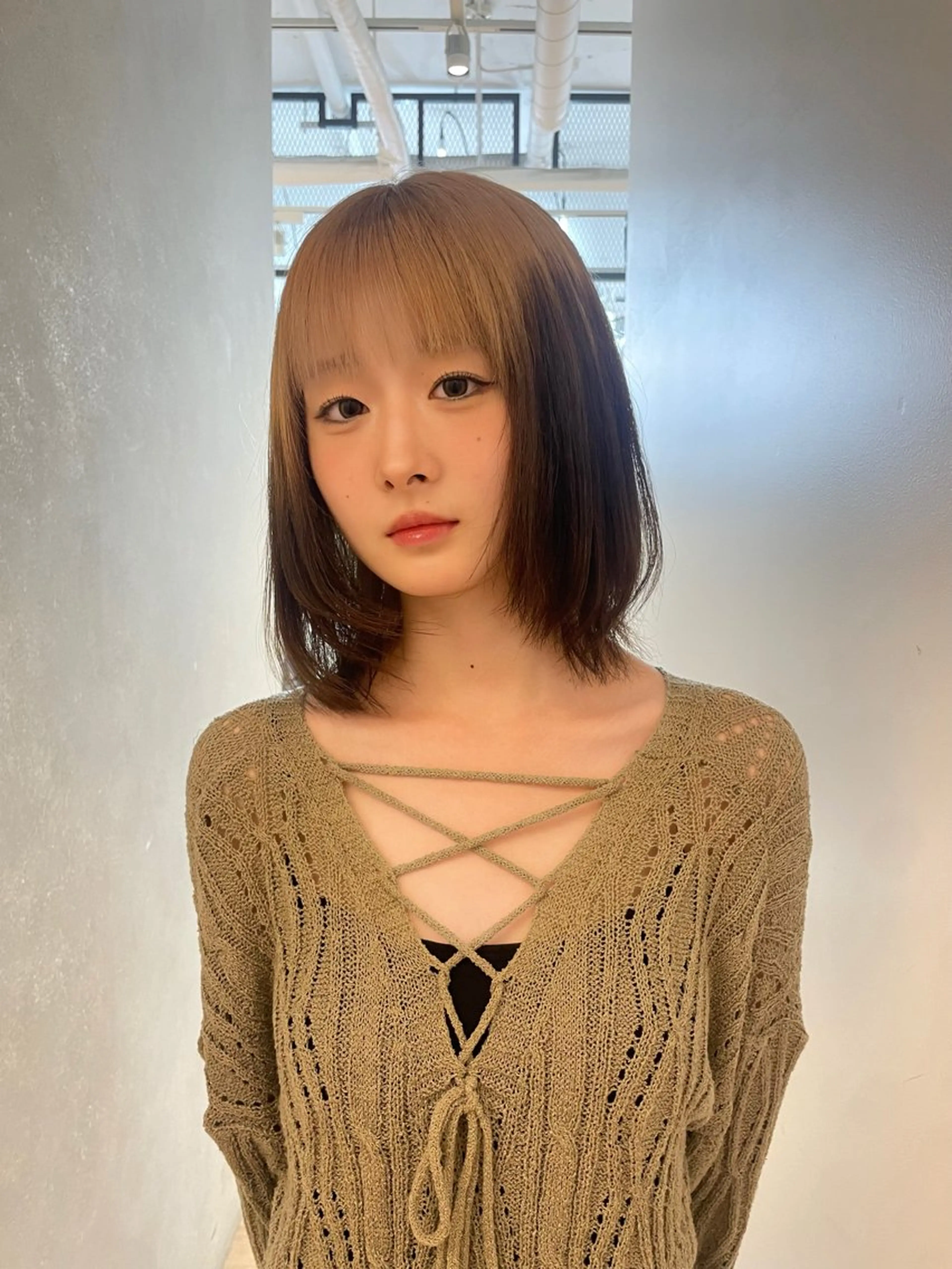 カラー 透明感ブラウン🦴/ レイヤー🩻SENAのヘアスタイル