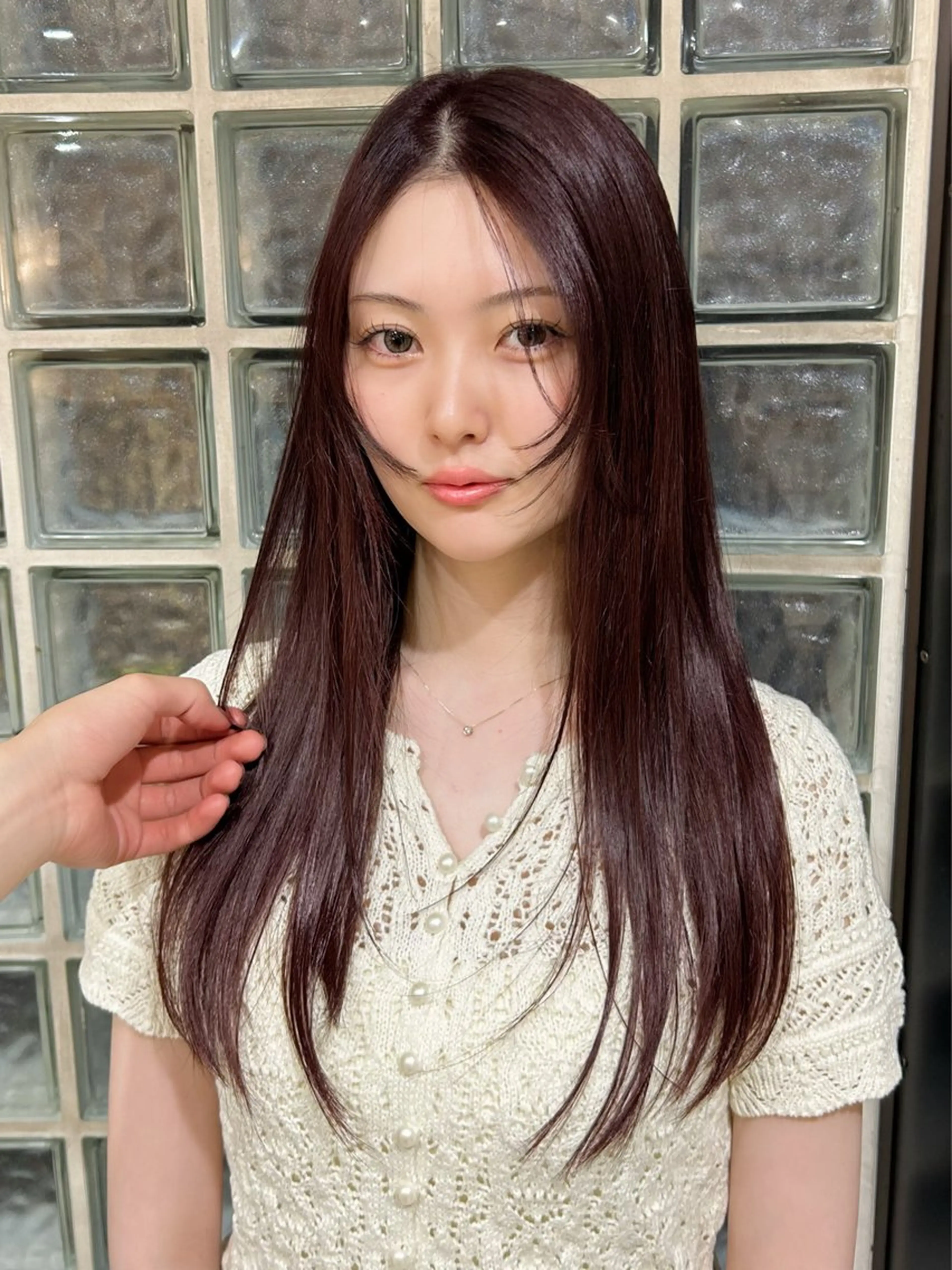 ロング カラー カット ヘアカラー トリートメント 浅倉艶🐈‍⬛ /ウルフ/レイヤーのヘアスタイル