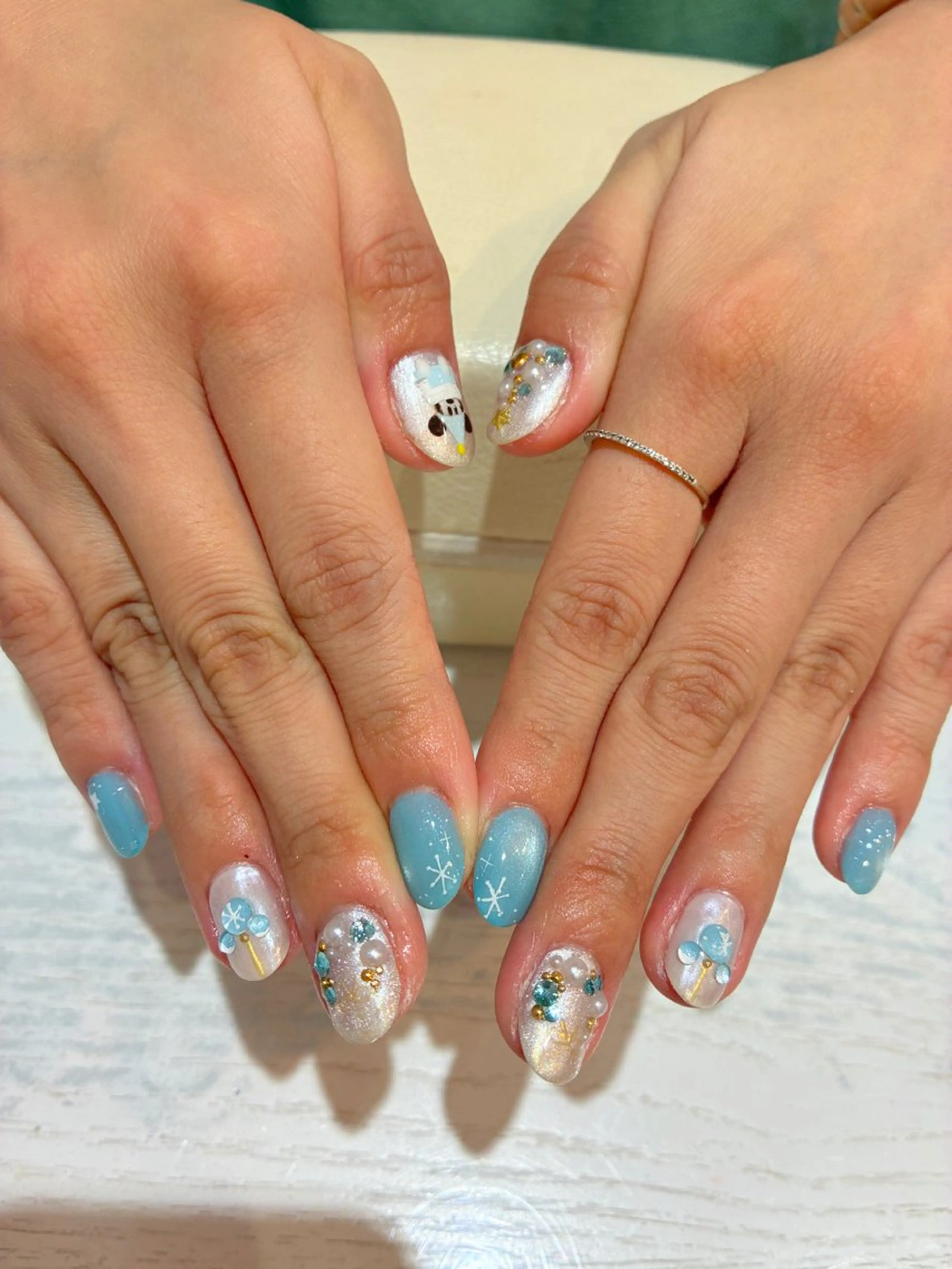 ネイル 持ち込み Nest 岩崎のネイルデザイン