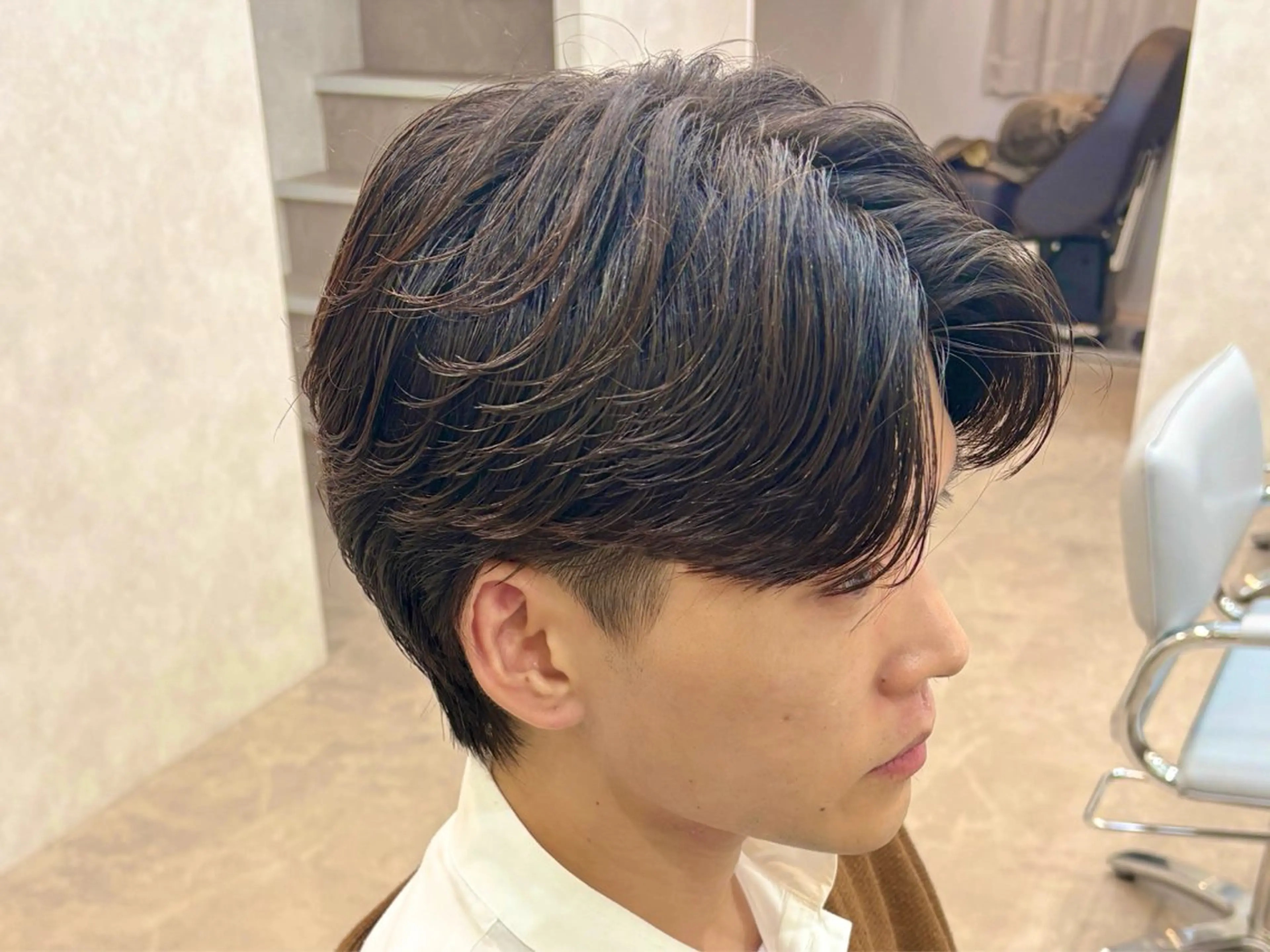 【期間限定】メンズ韓国風カットの写真