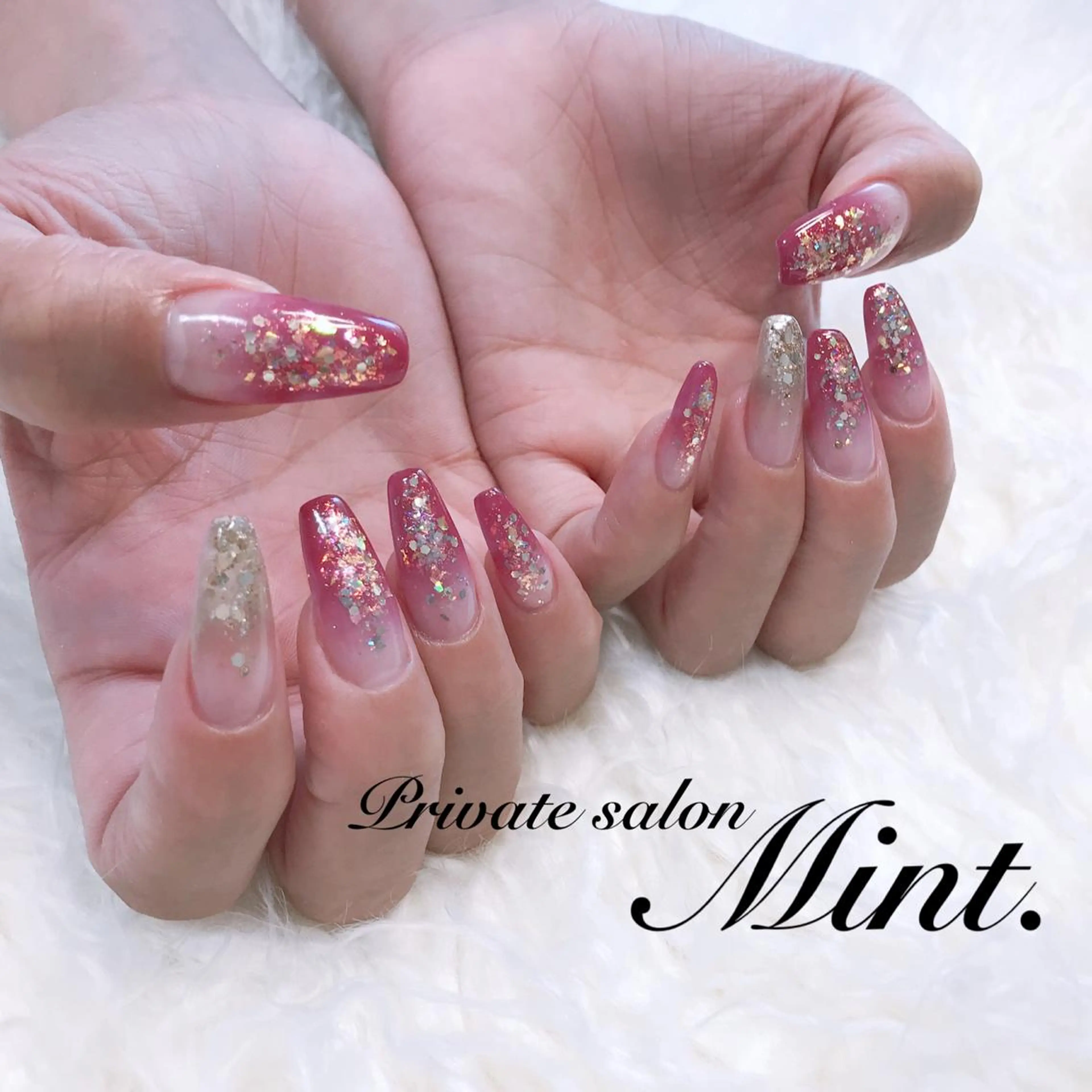 ロング ネイル ジェルネイル スカルプネイル Mint. nailのネイルデザイン