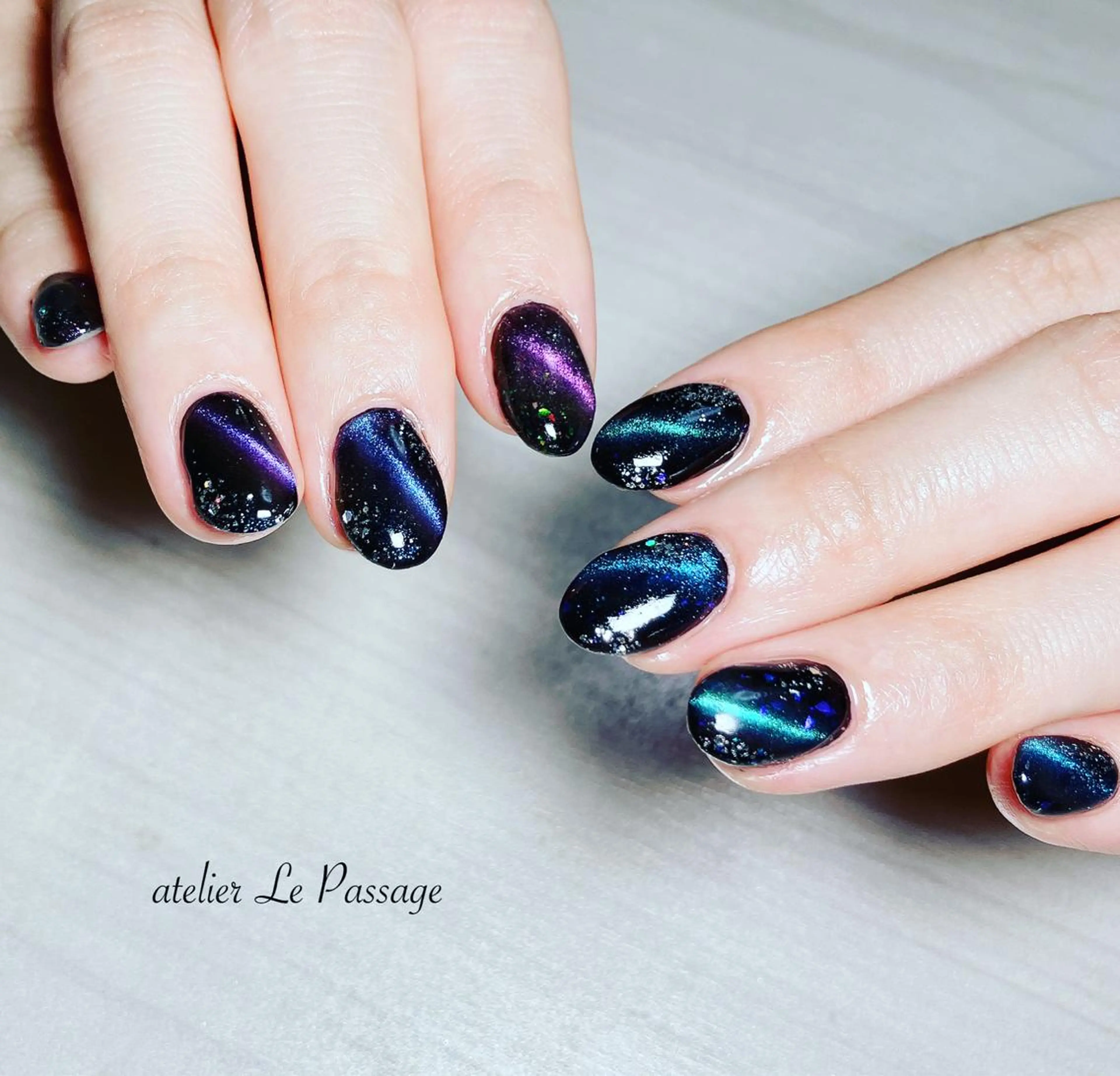 ネイル ジェルネイル ワンカラーネイル パラジェル 夏ネイル Atelier Le Passage所属・h nakatsukaのネイルデザイン