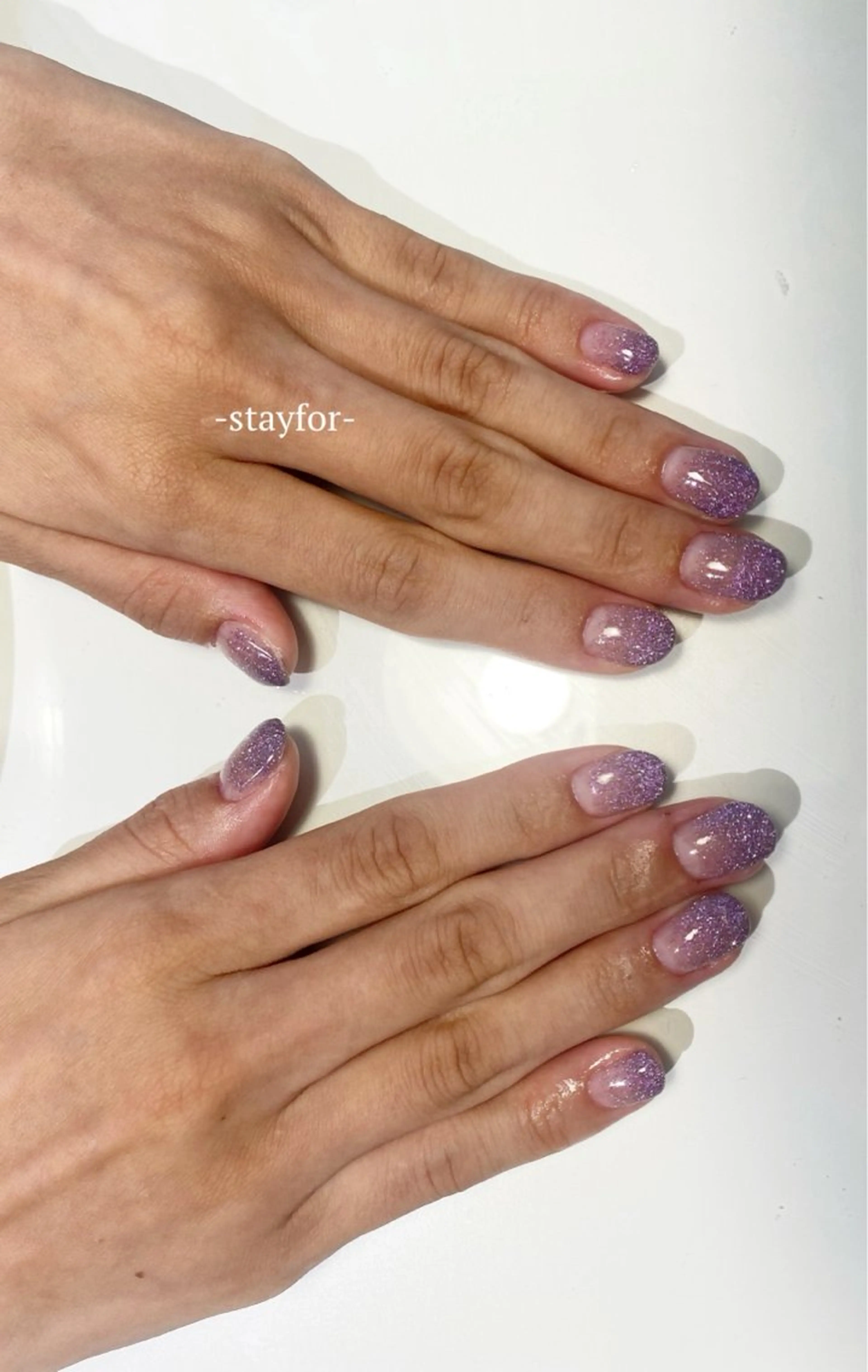 ネイル キラキラネイル ラメ(グリッター) ラメグラデーション ハンドネイル stayfor_ mamiのネイルデザイン