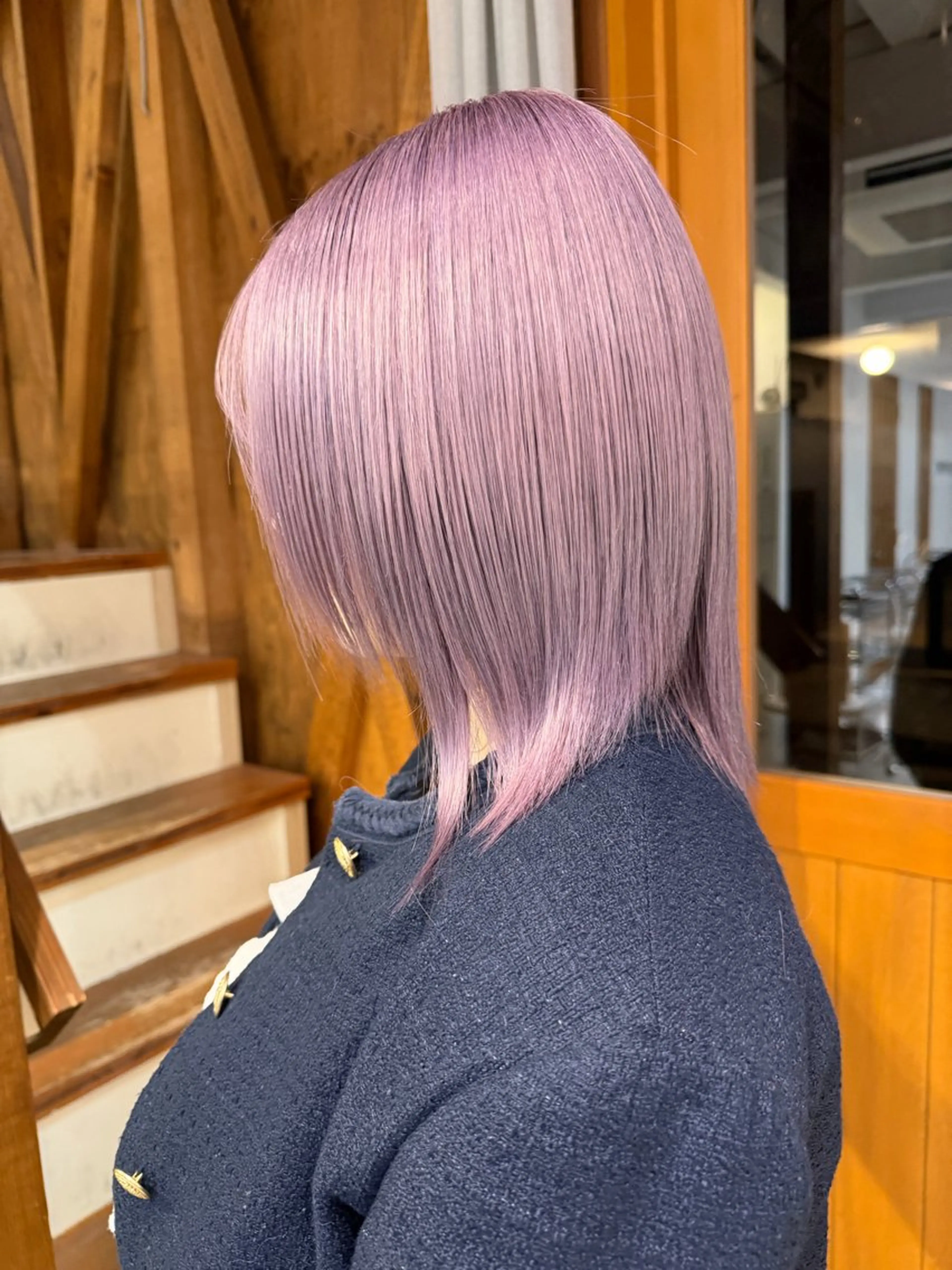 ミディアム カラー ヘアカラー トリートメント kai .のヘアスタイル