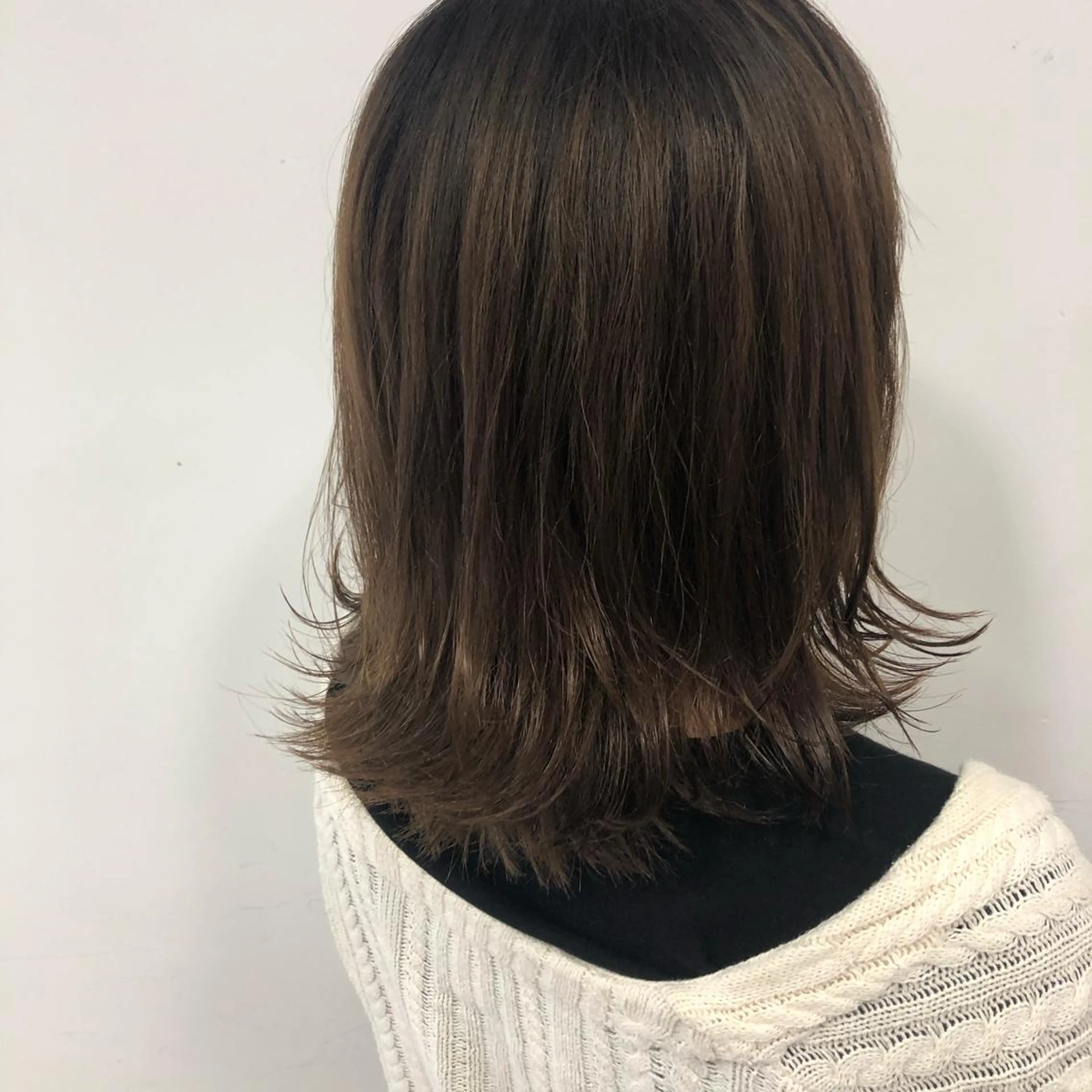 ミディアム GLROW haruhiのヘアスタイル