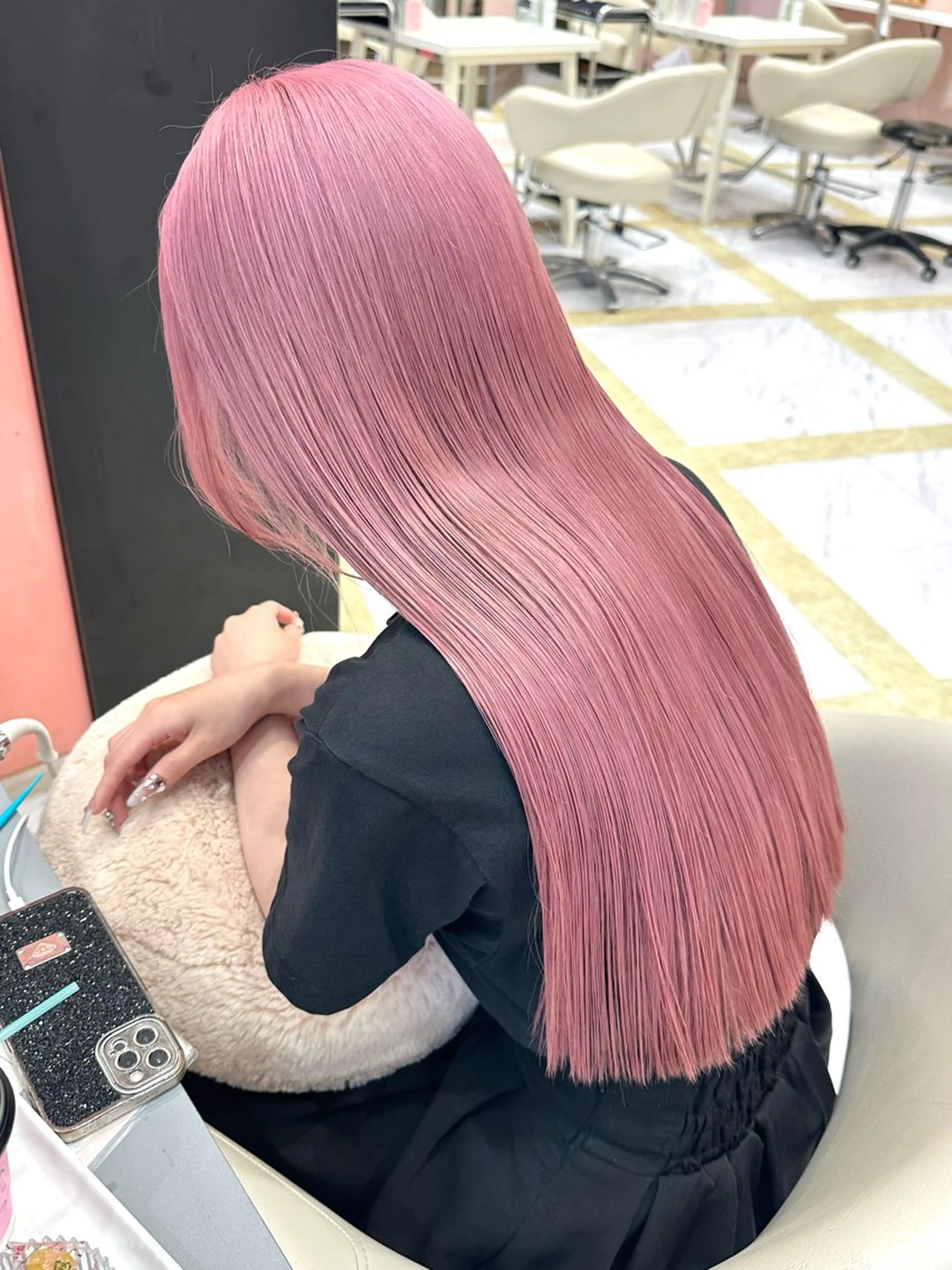 ロング カラー ヘアカラー Lee四ツ橋 Sakuraのヘアスタイル