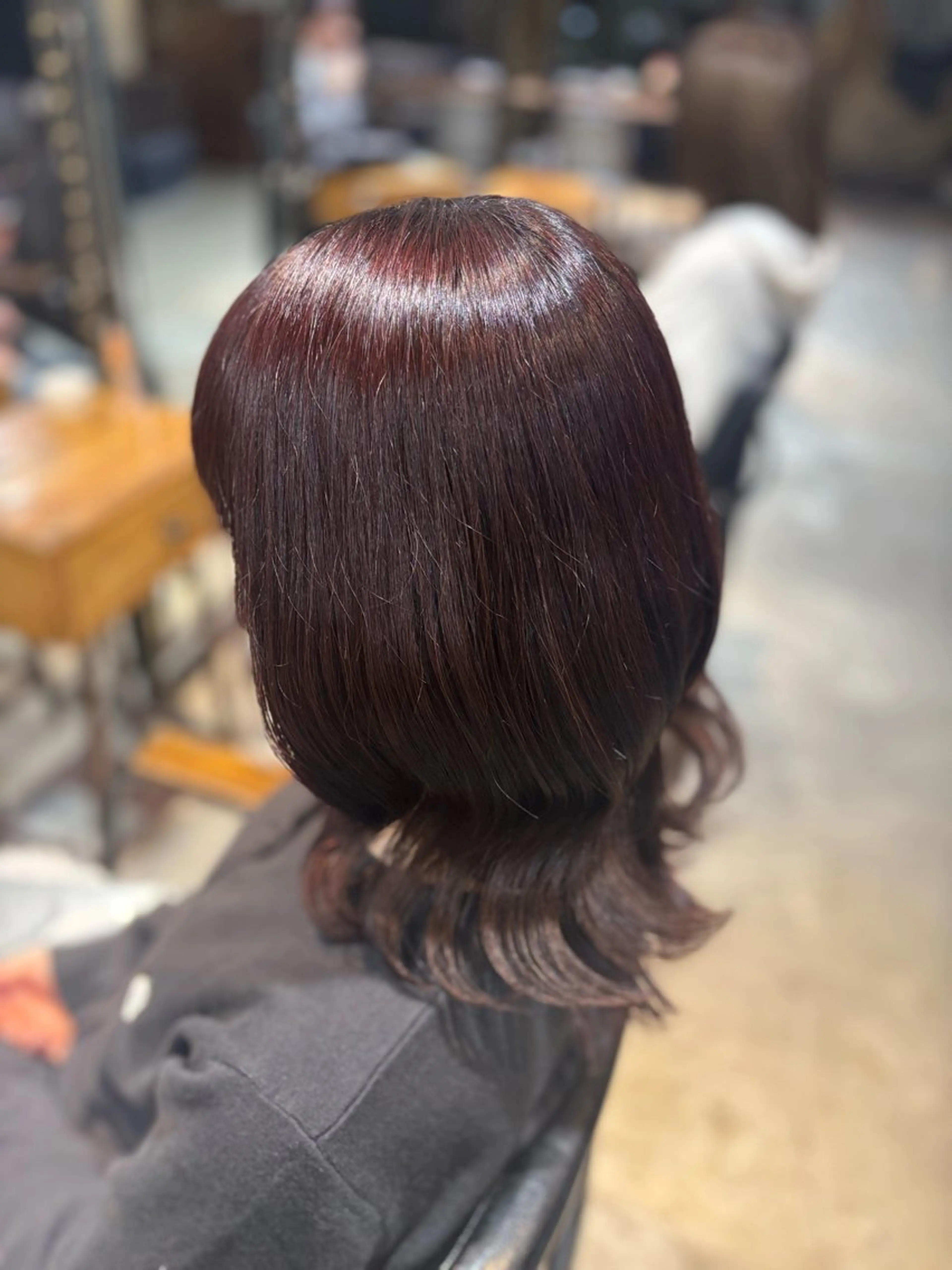 ミディアム ヘアカラー トリートメント 🌺柔らか透明感 カラー🌊MAMIのヘアスタイル