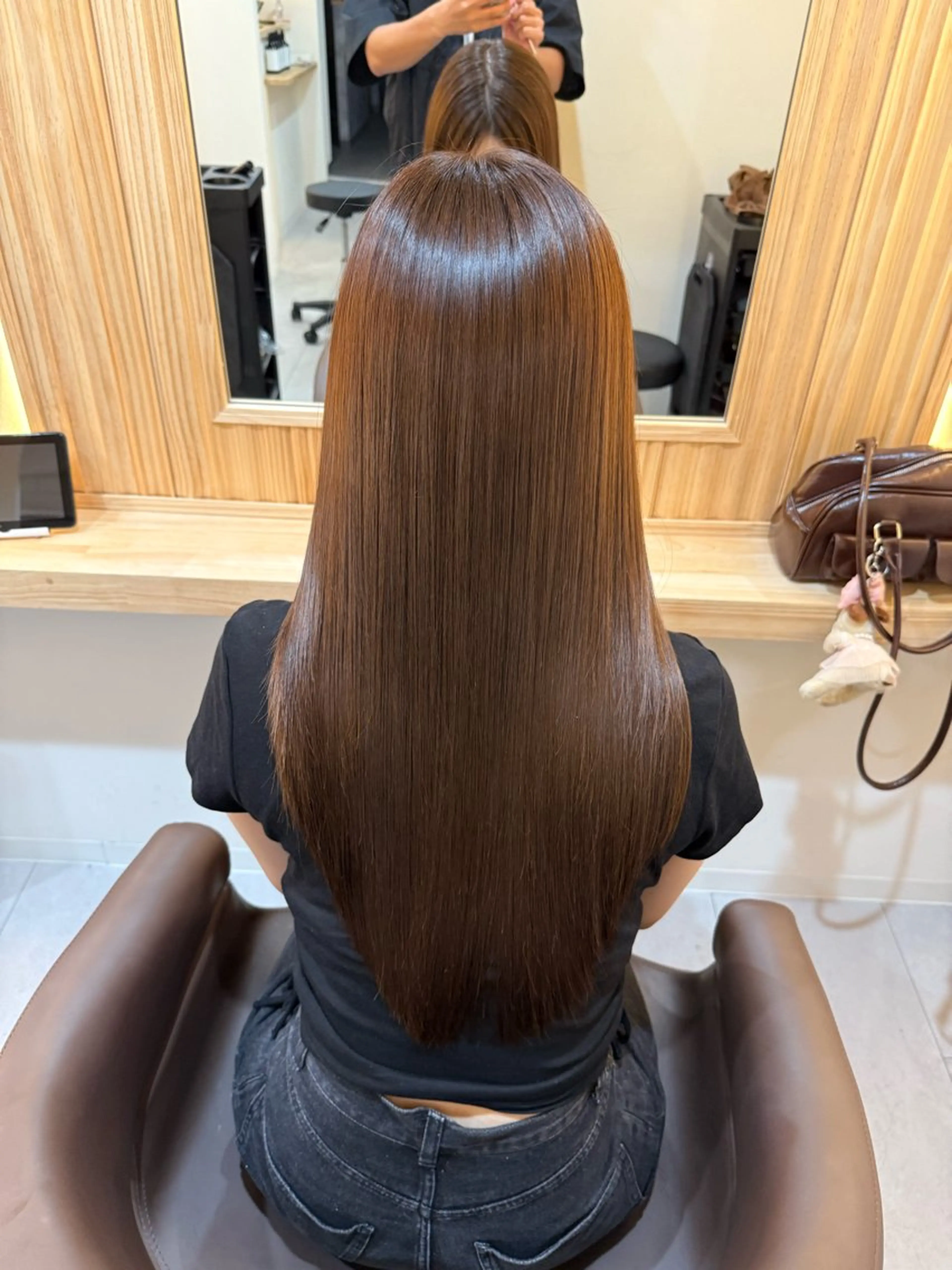 ロング 髪質改善 カット ヘアカラー トリートメント attrait南堀江所属・絹髪矯正髪質改善 KAISEIのヘアスタイル