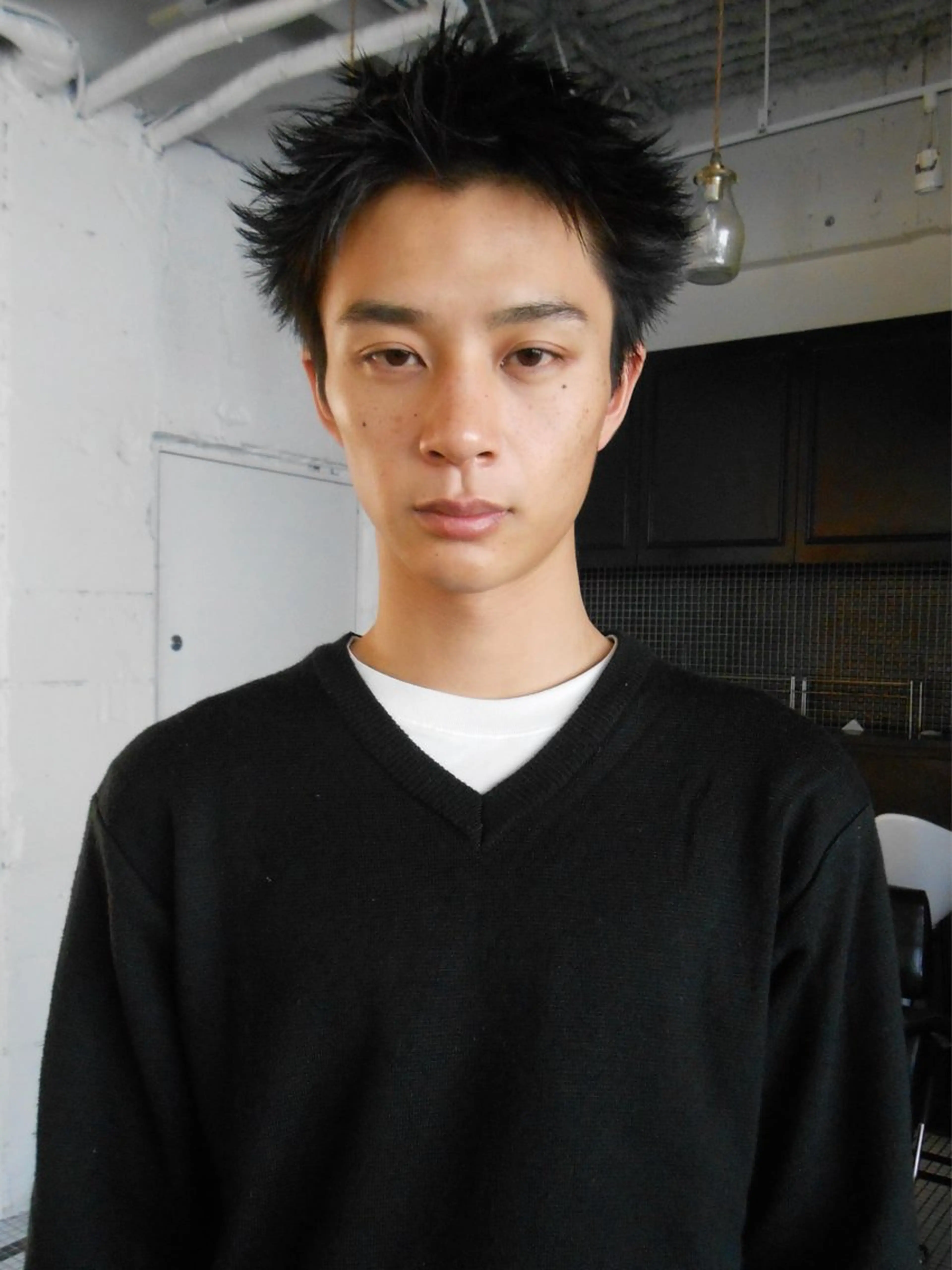 ショート メンズ カット グランジヘア 無造作ヘアHYUGAのヘアスタイル