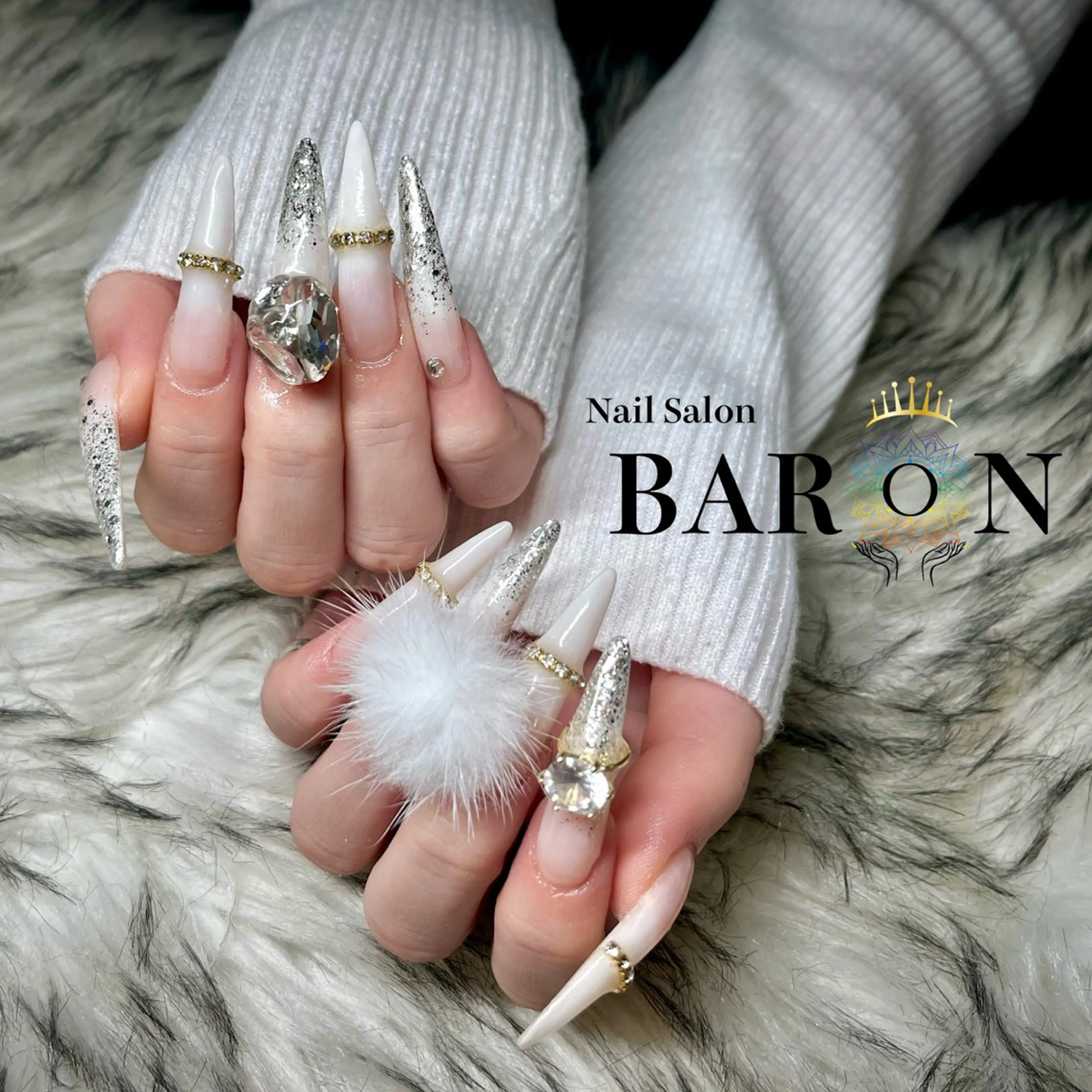 ネイル ハンドネイル ☆SAKI☆ BARON 店長のネイルデザイン