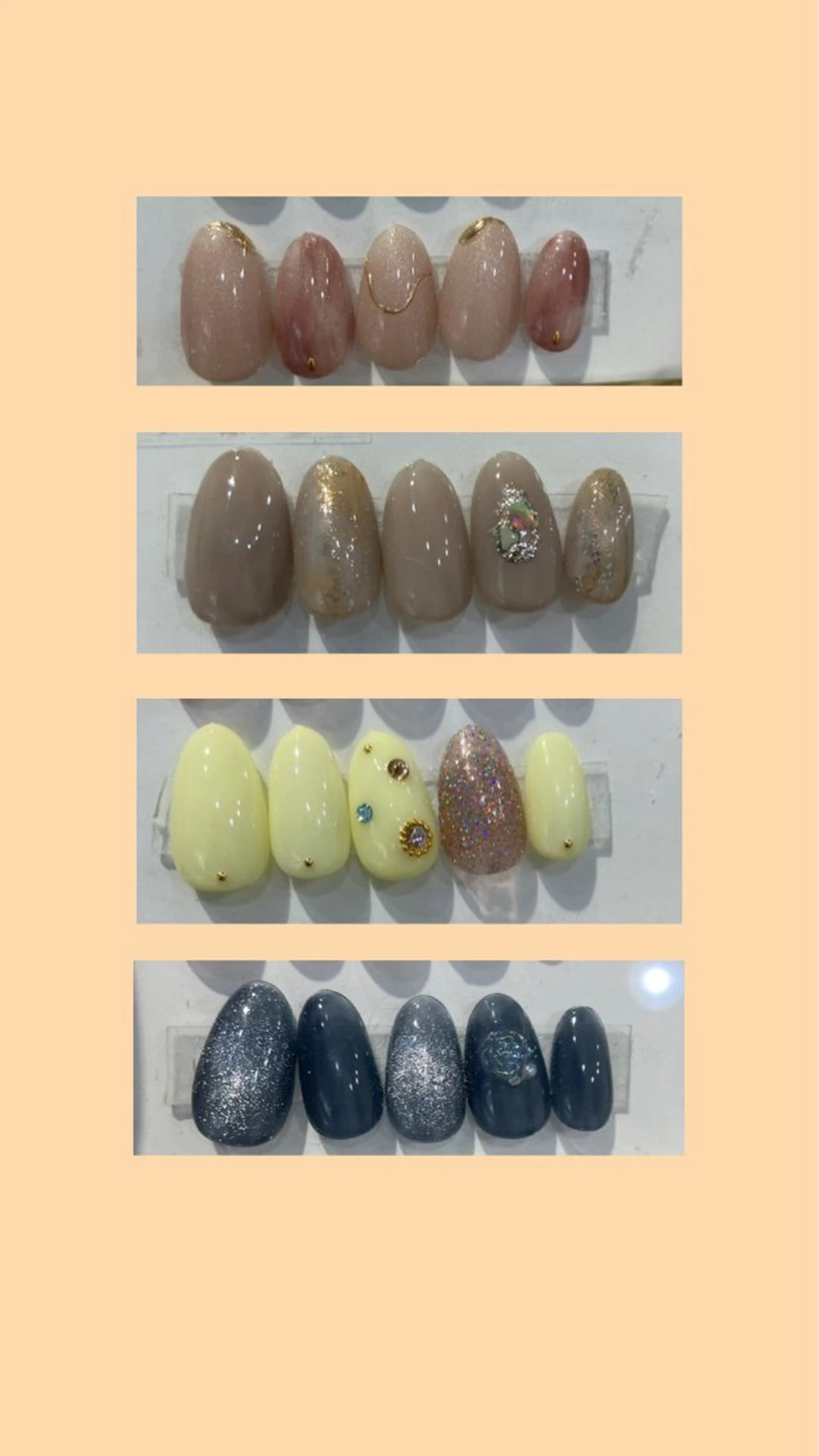 ネイル 藤井 菜緒のネイルデザイン