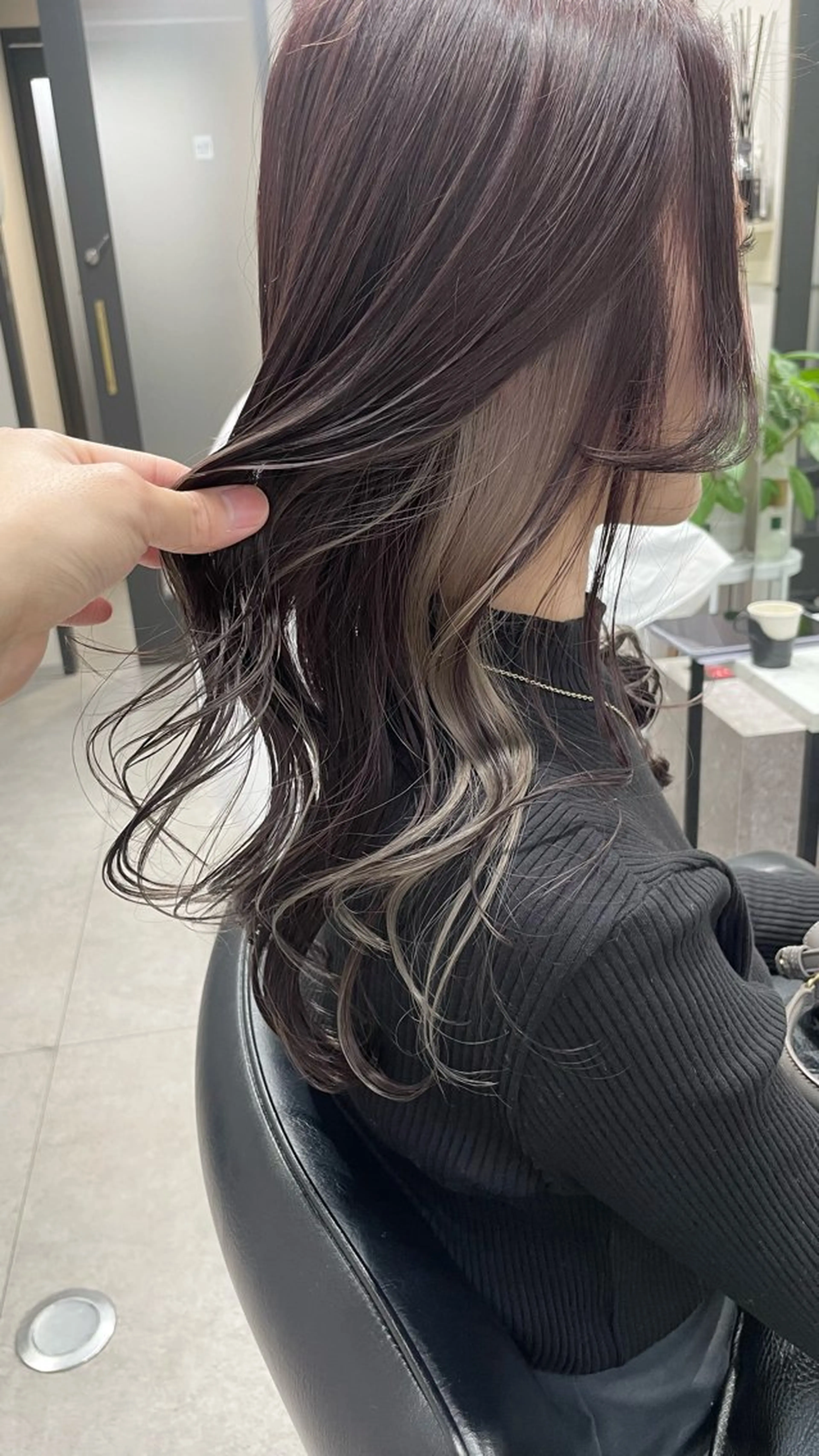 ロング カラー カット ヘアカラー 髪質改善will hairdesignのヘアスタイル