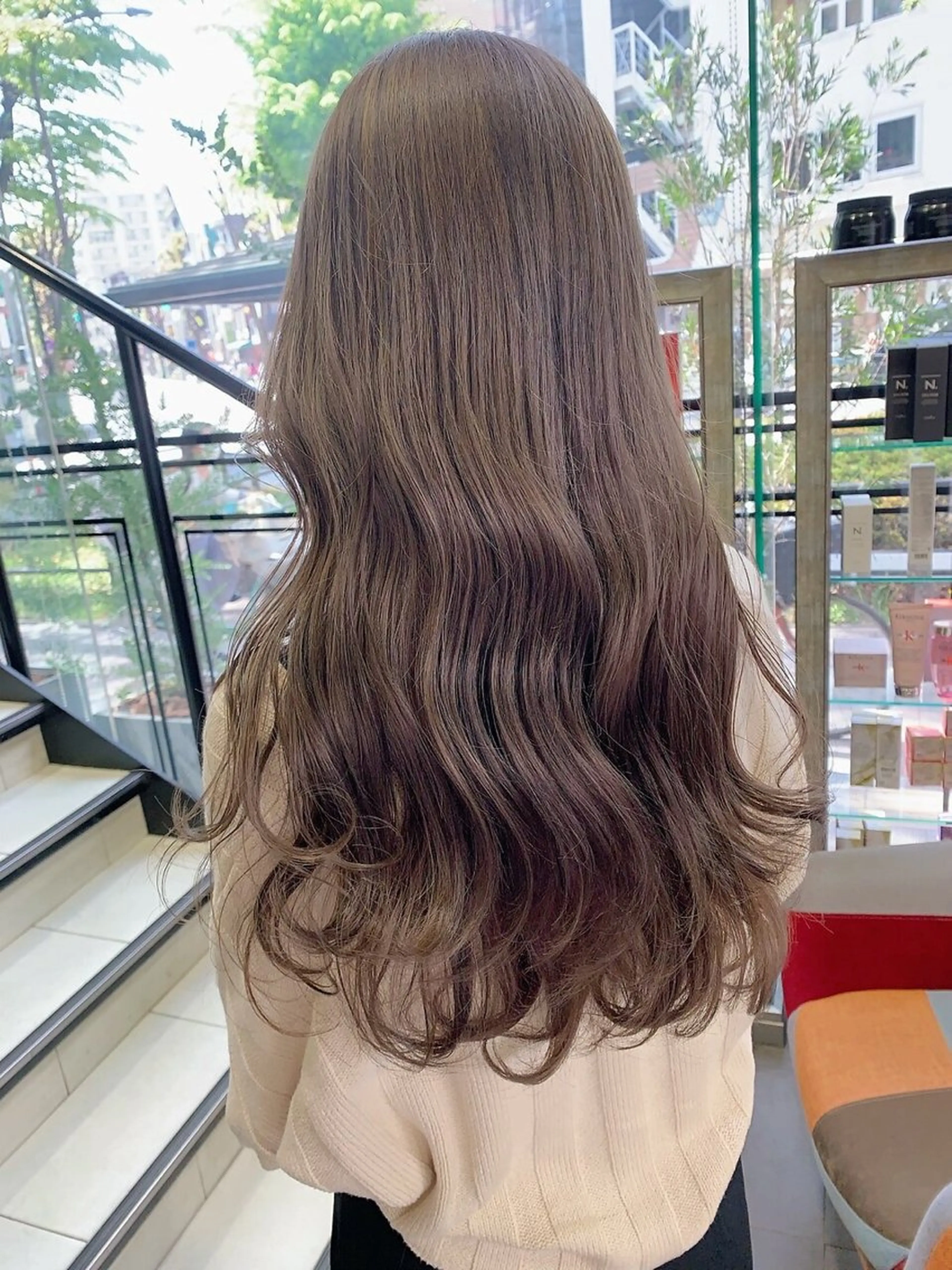 ロング カラー ヘアカラー トリートメント ヘッドスパ ヘアセット 🫧カット/パーマ /ネイル/かりん🫧のヘアスタイル