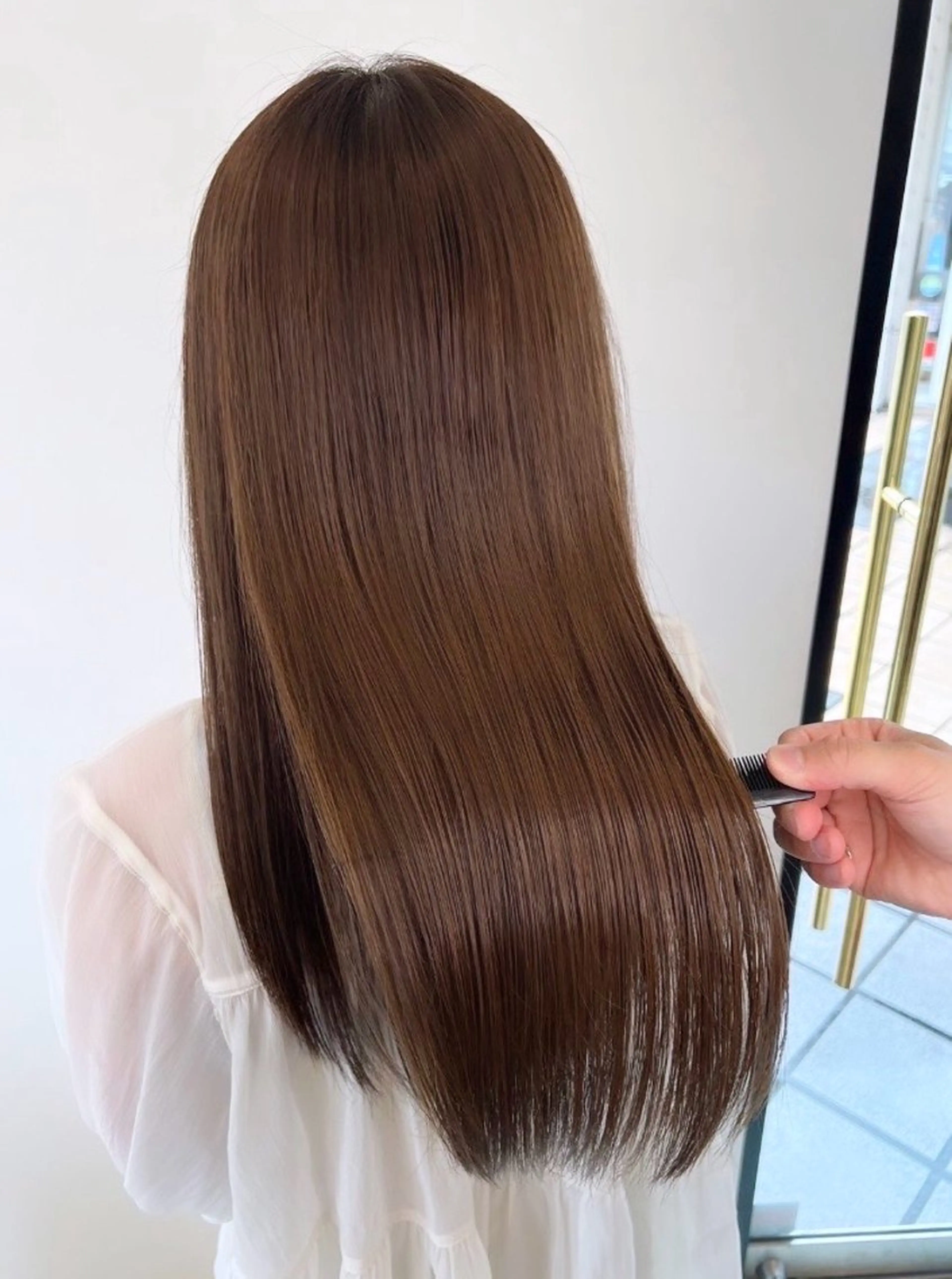 ダブルカラー➕うる艶3ステップトリートメントの写真