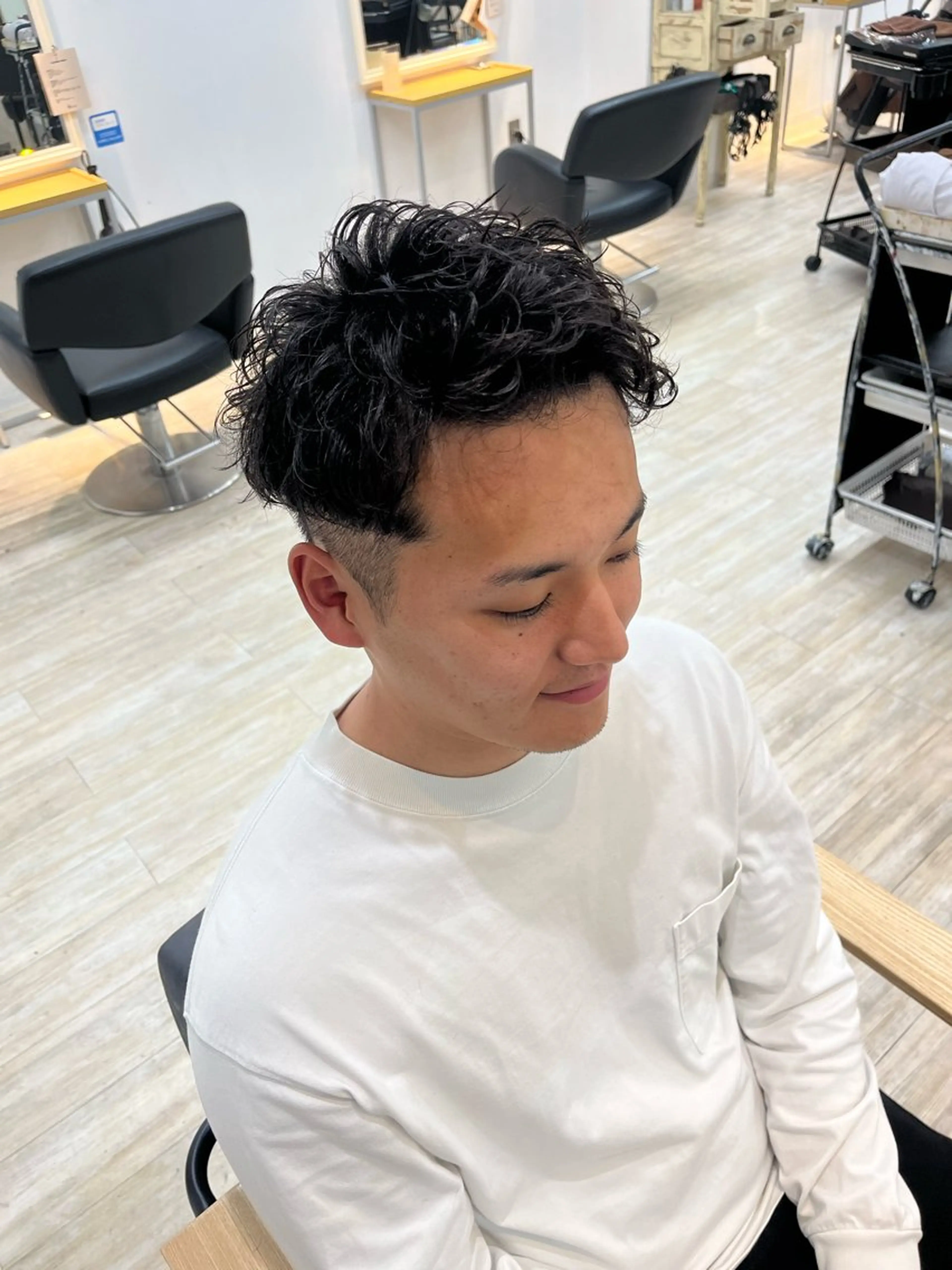 ショート パーマ メンズ Utata literie所属・嵯峨 大地/パーマ/ ハード系/特殊系のヘアスタイル