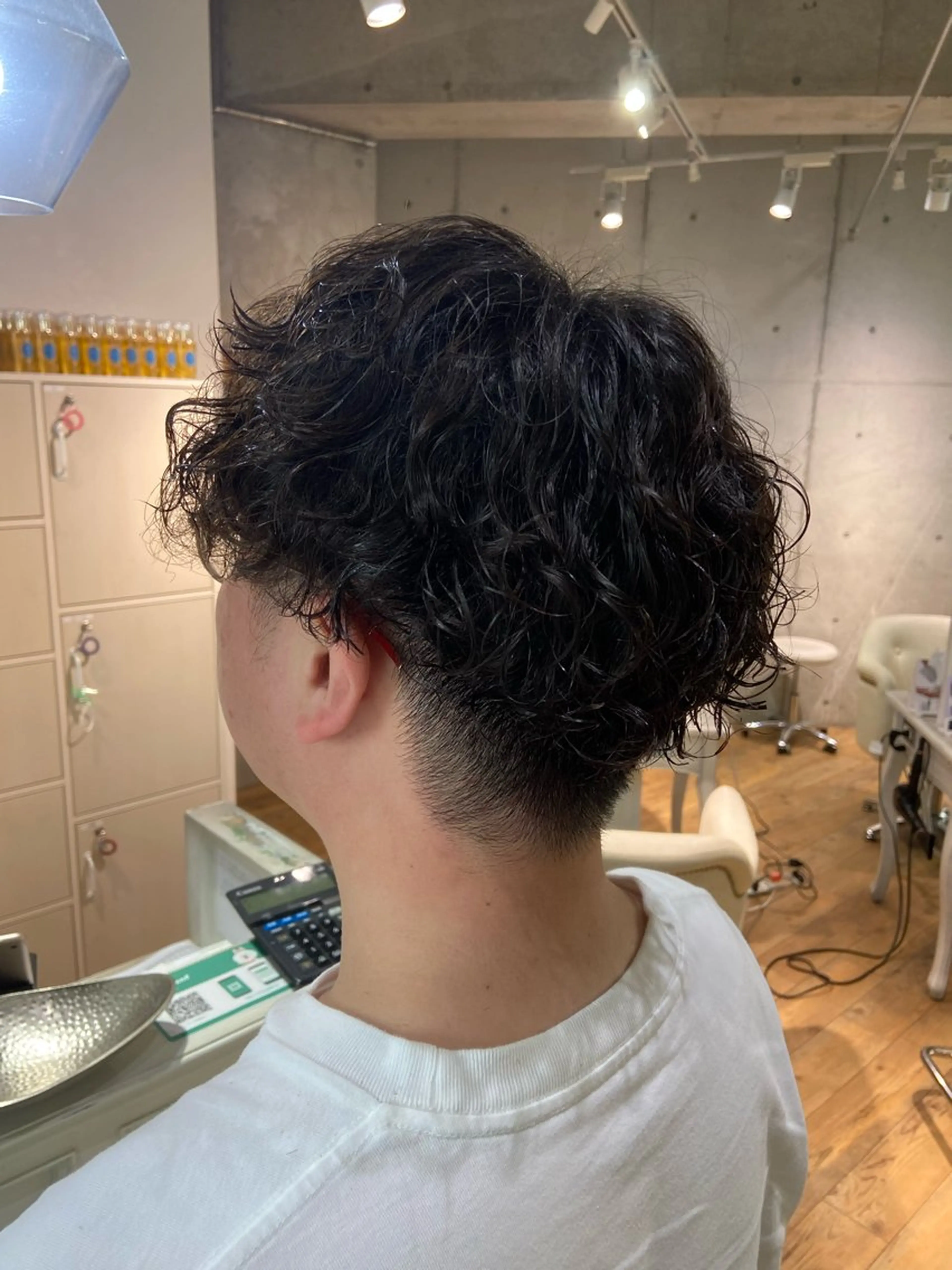 パーマ メンズ カット パーマ トリートメント 🧸プルエクステ❤︎ ネイルKAO🧸のヘアスタイル