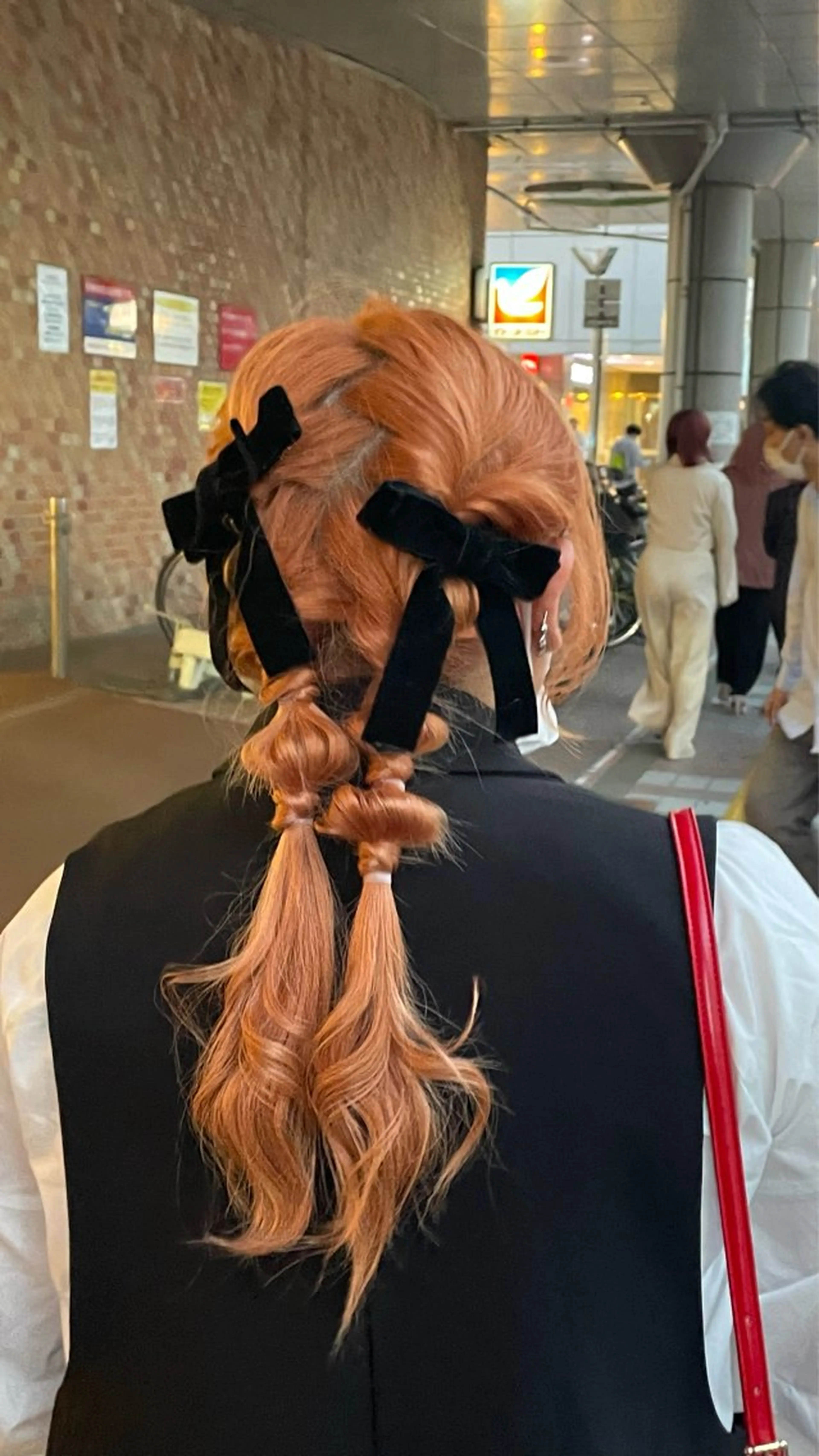 ヘアアレンジ ヘアセット 透明感カラー/ アレンジ/篠崎渚彩のヘアスタイル