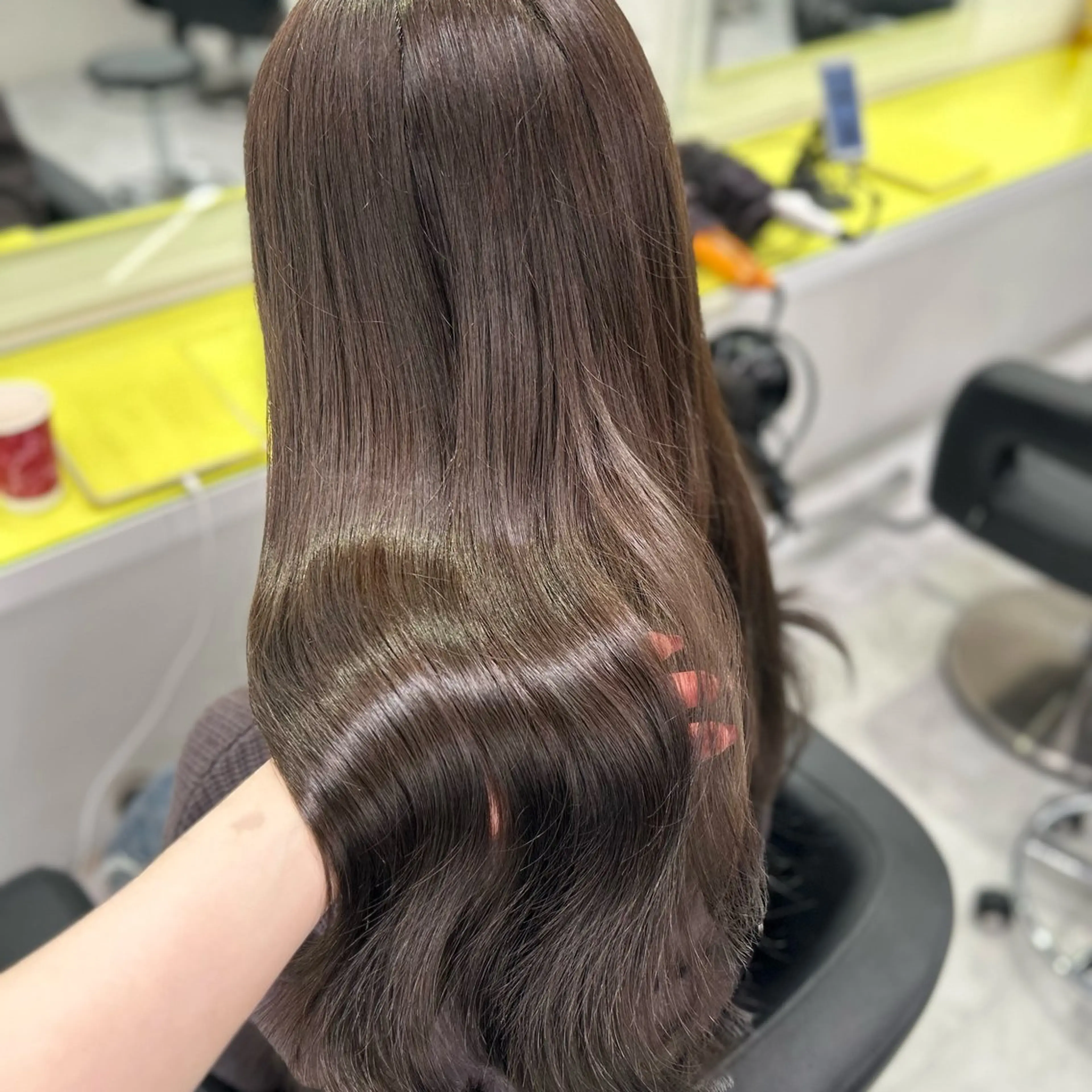 ロング ヘアカラー Miwa🤍ダメージ レスカラー特化🦢のヘアスタイル