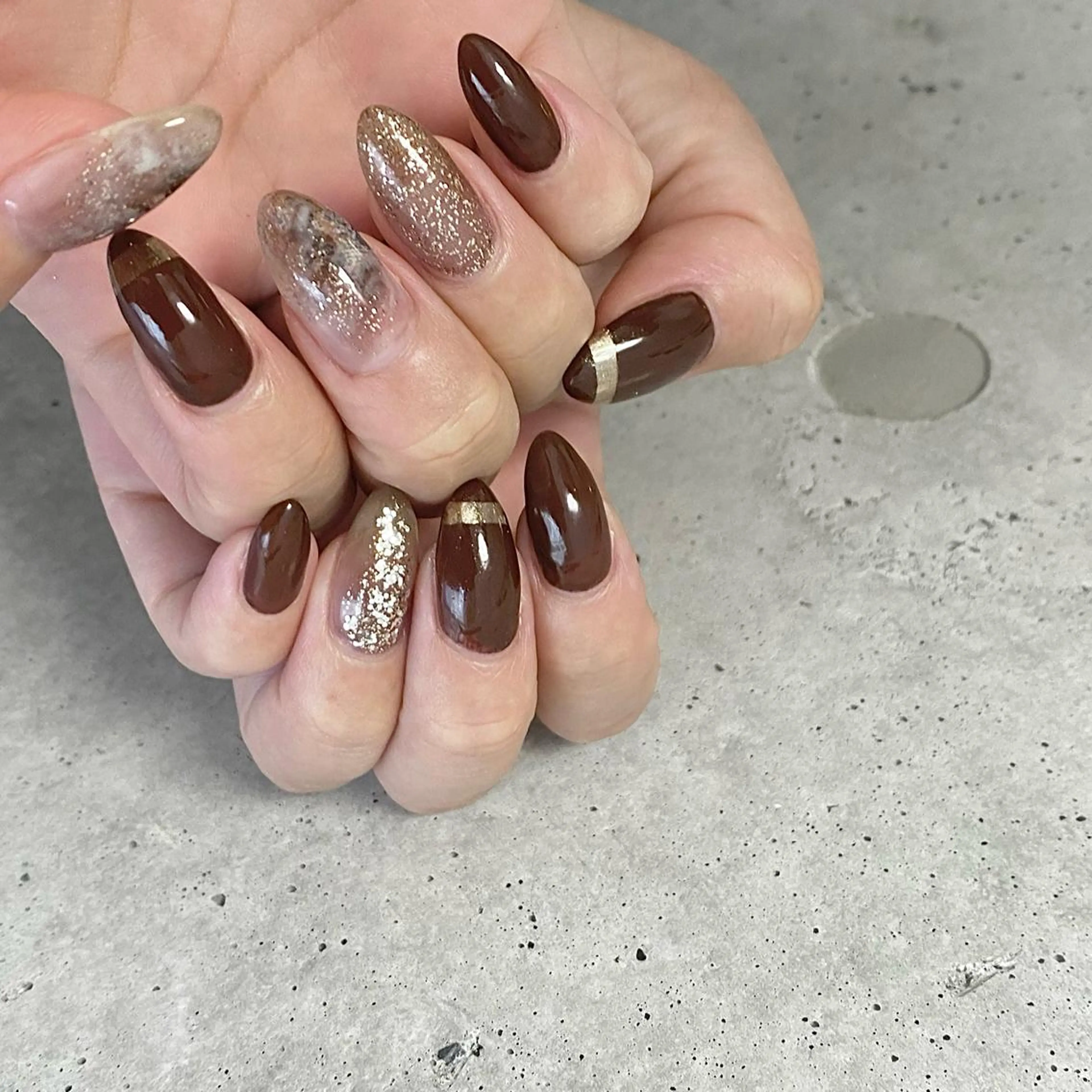 ネイル Ray. /綺麗目ニュアンスのネイルデザイン