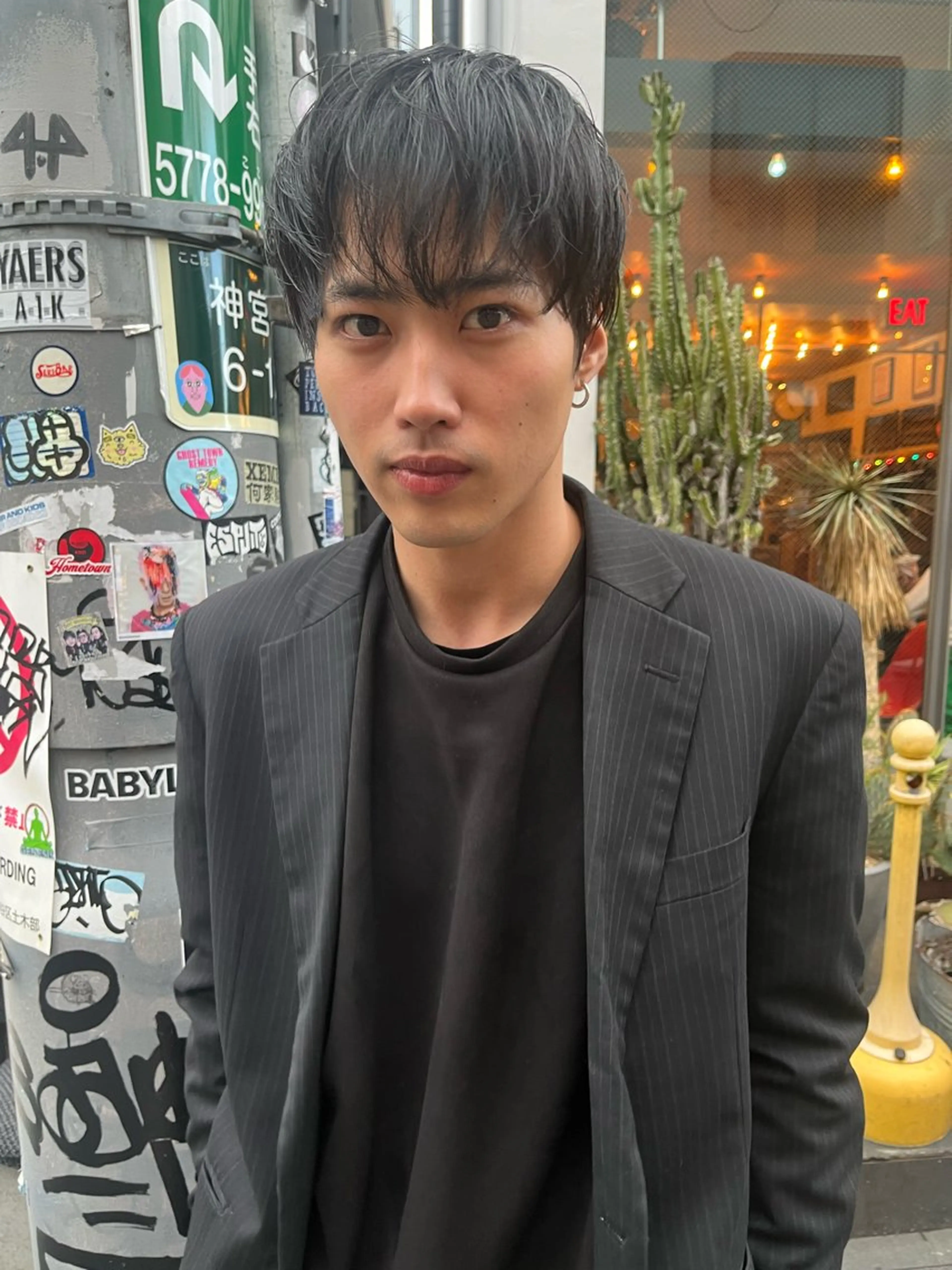 メンズ マッシュウルフ マッシュ メンズショート メンズウルフカット ウルフカット カット レイヤーカット\ウル フ　chinatsuのヘアスタイル
