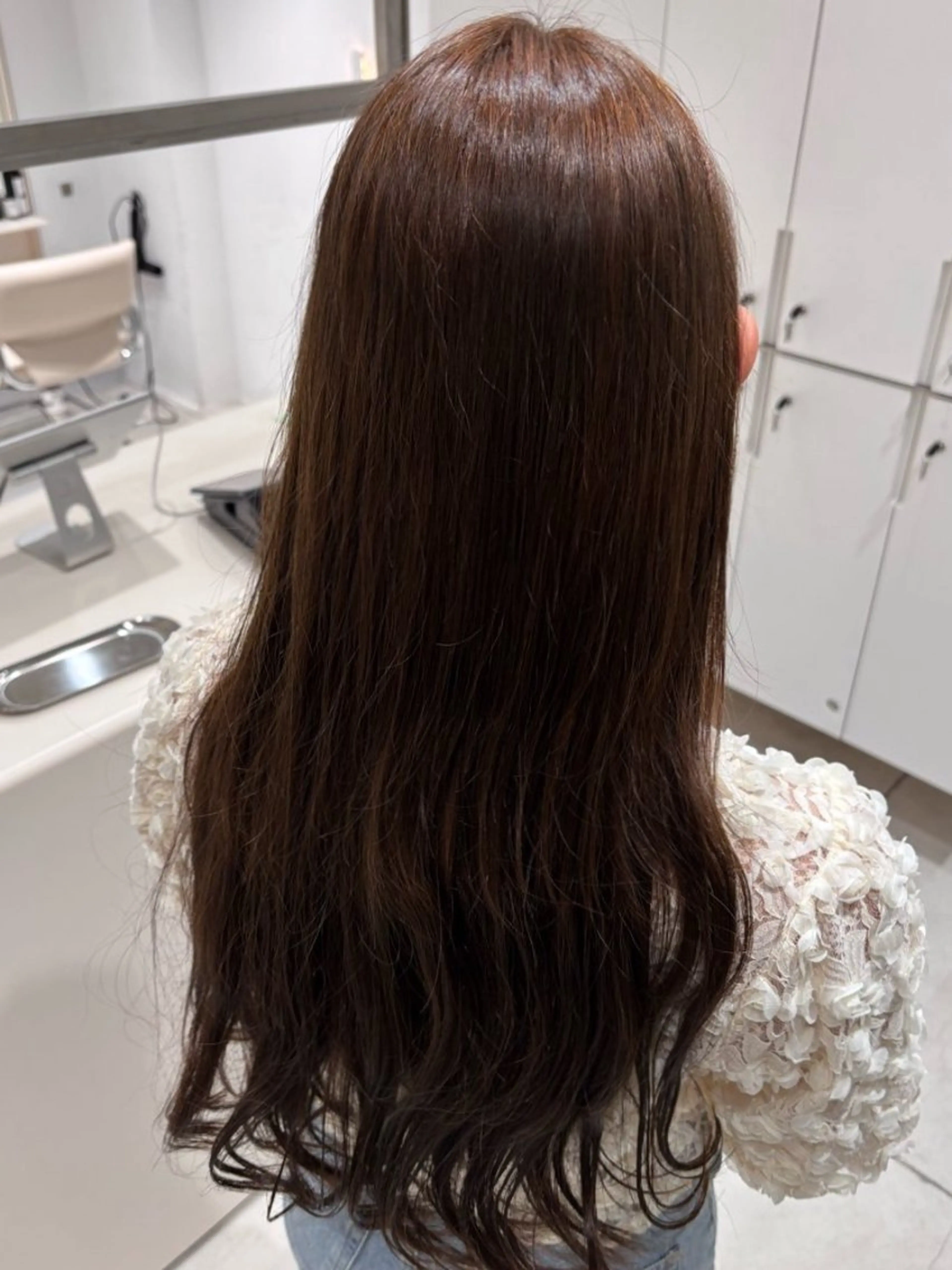 ロング ヘアカラー トリートメント 優 ／表参道のヘアスタイル