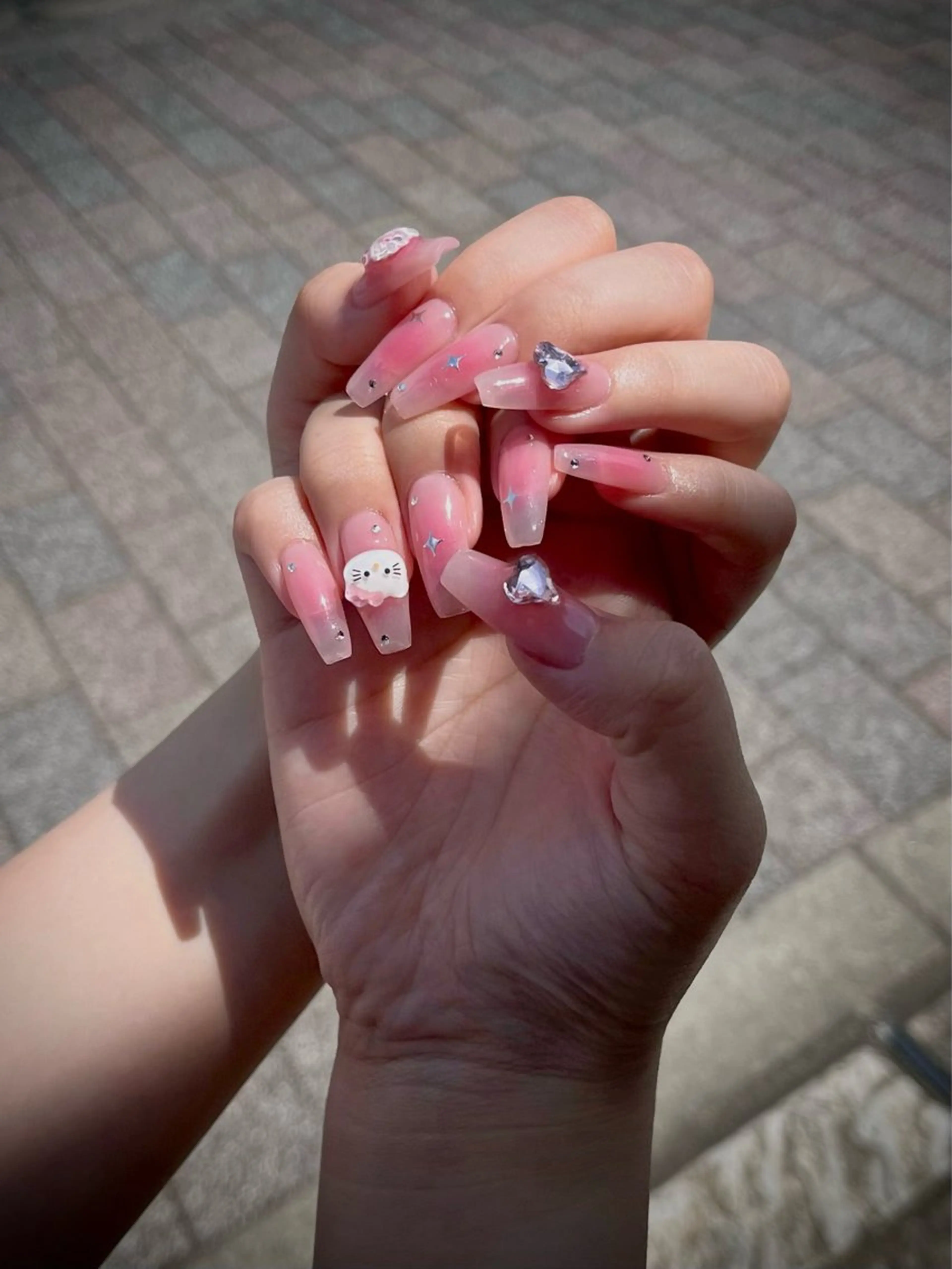 ネイル フットネイル キラキラネイル マグネットネイル ワンカラーネイル スカルプネイル nine.🦋 YUKOのネイルデザイン