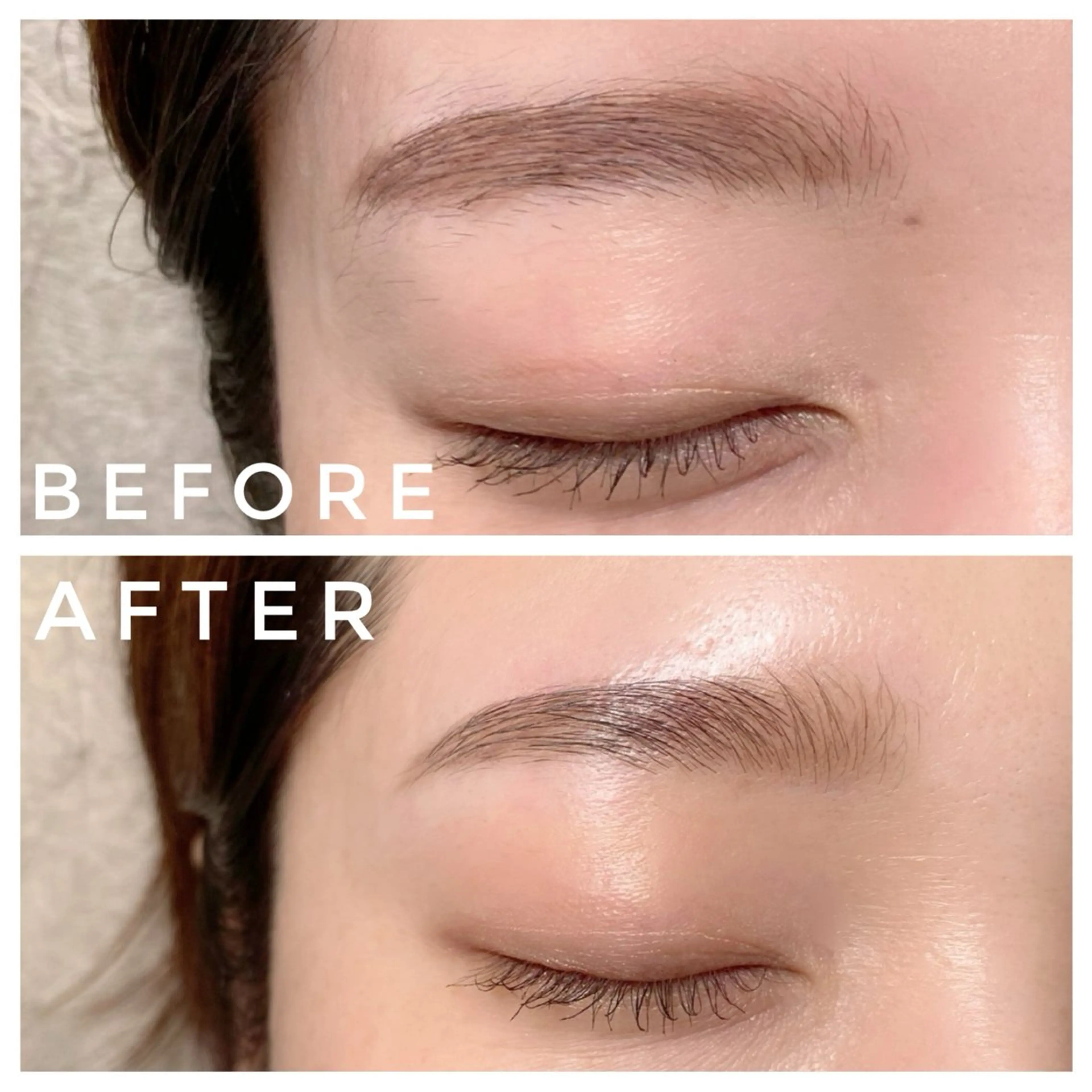 【自眉を生かした】アイブロウワックスの写真