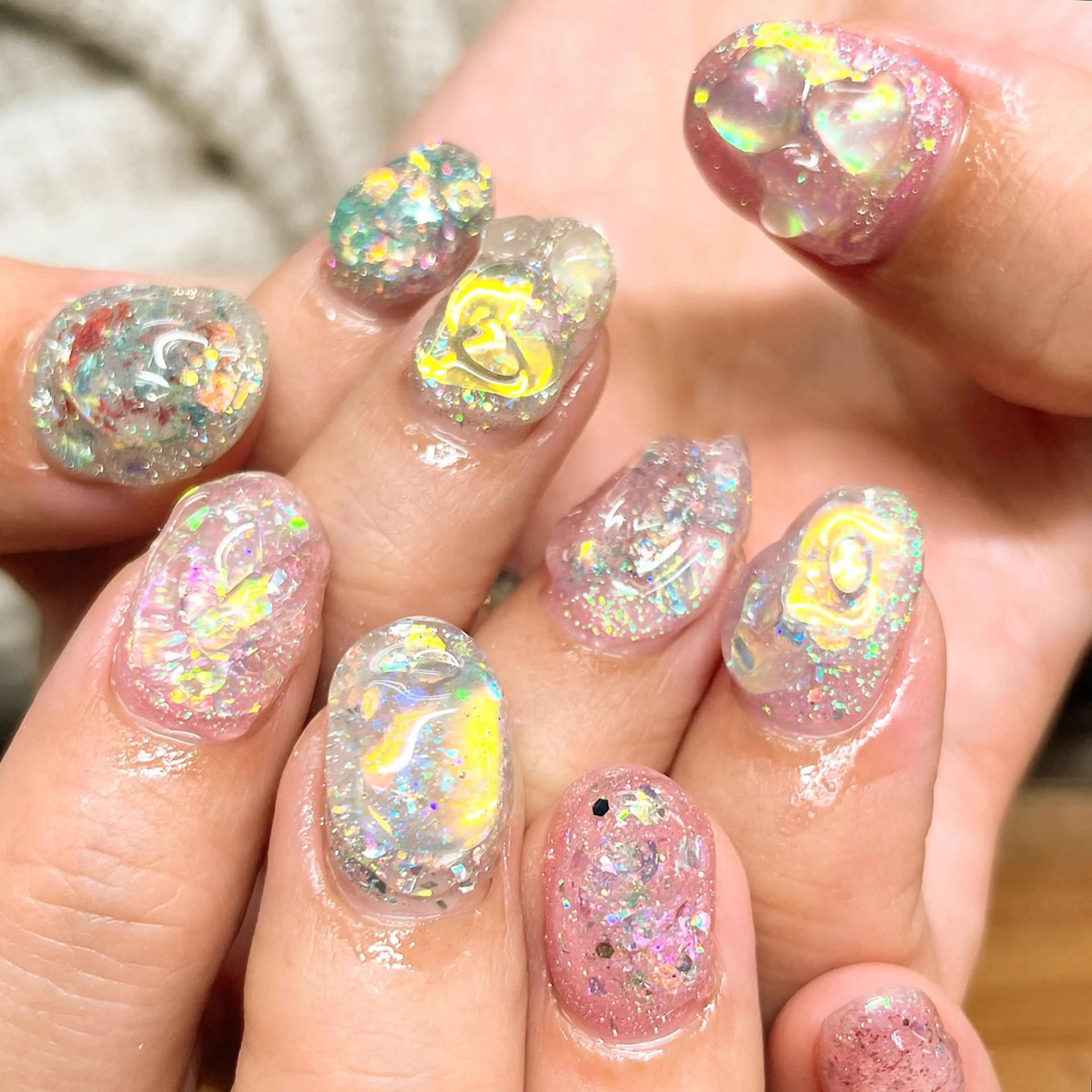 ネイル ハンドネイル posa nail モエミのネイルデザイン