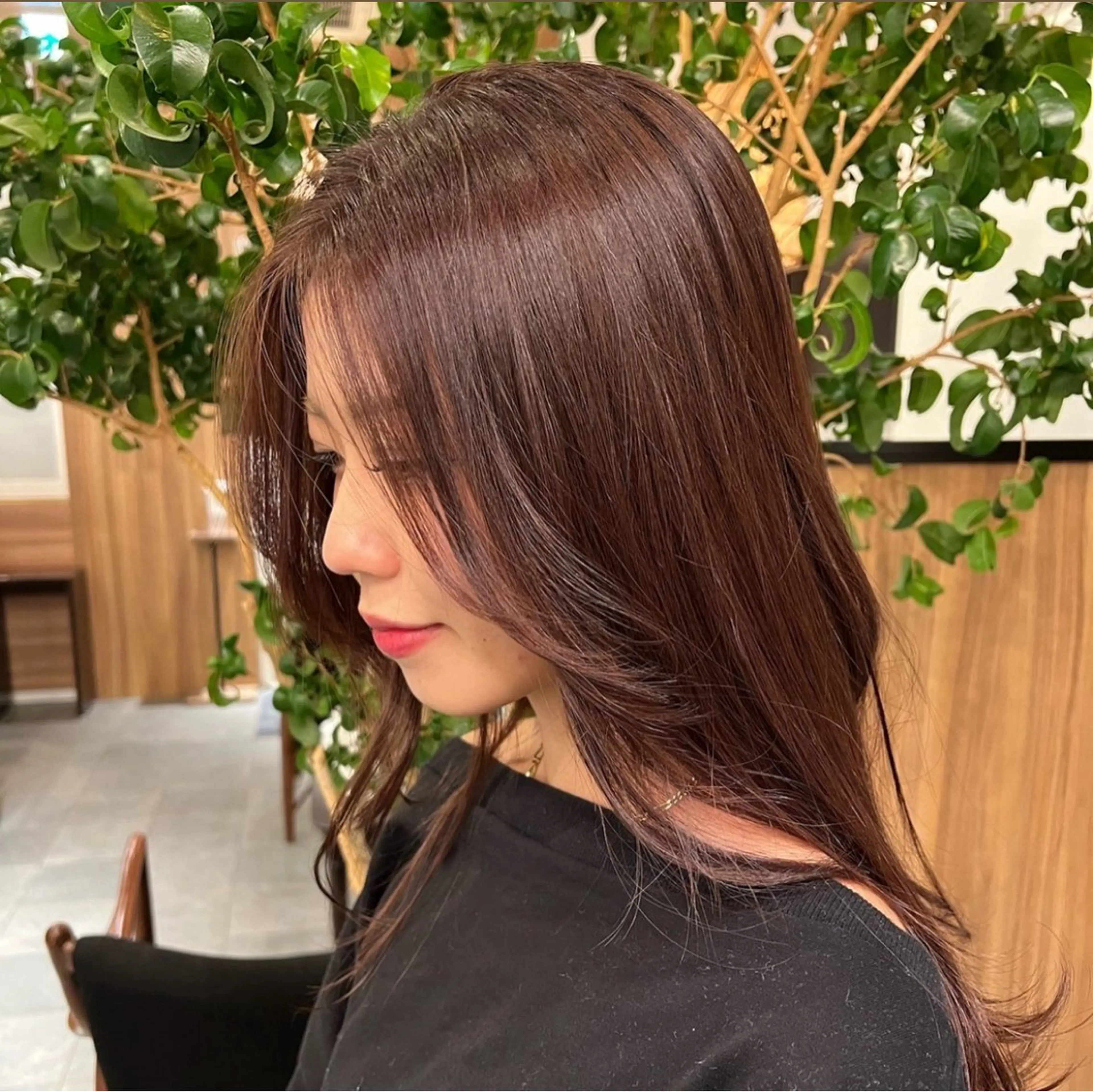 カラー ヘアカラー ストレートパーマ🦢 ユメのヘアスタイル