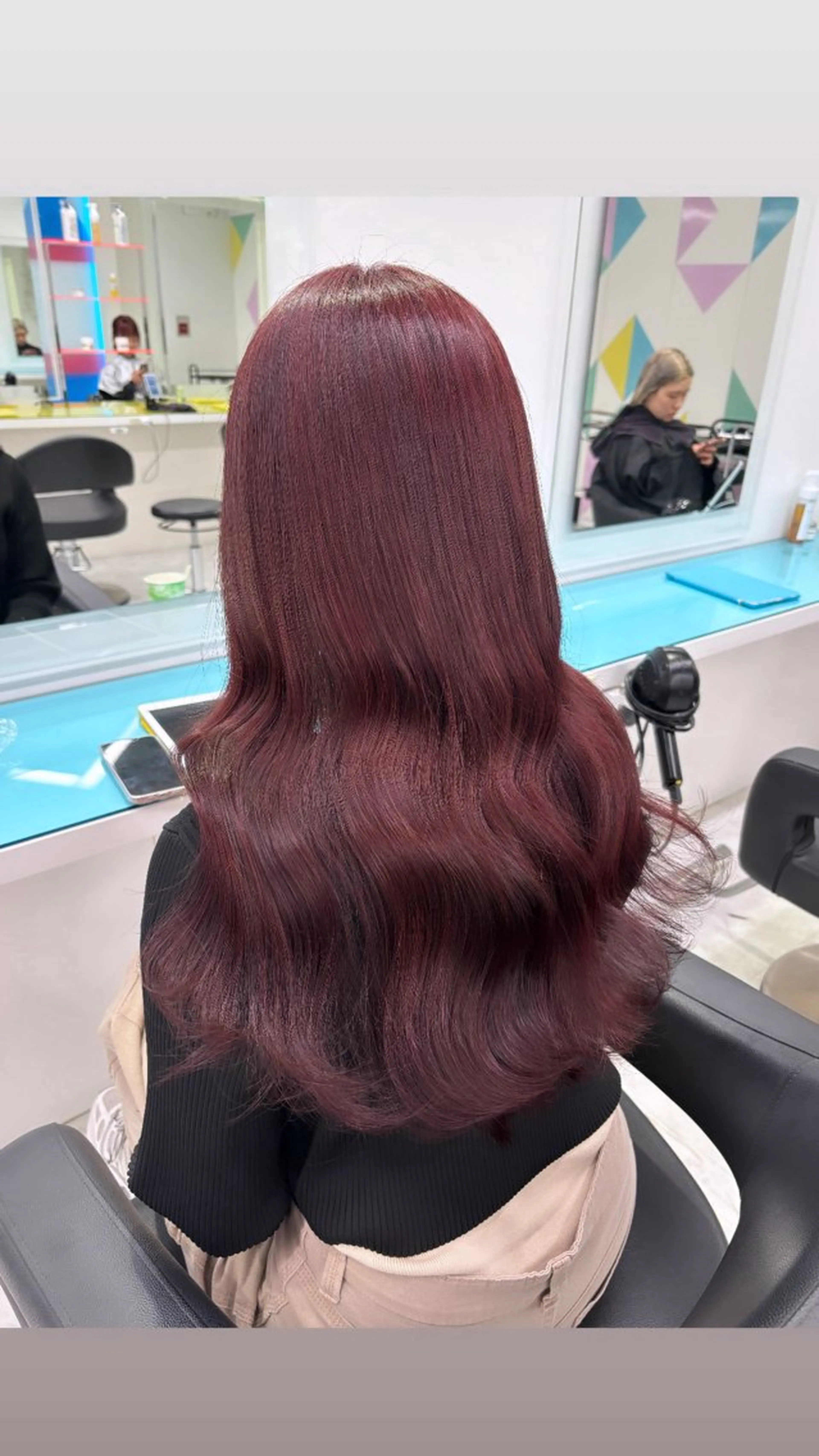 ロング ヘアカラー トリートメント 🎀モテ 暖色🎀のヘアスタイル